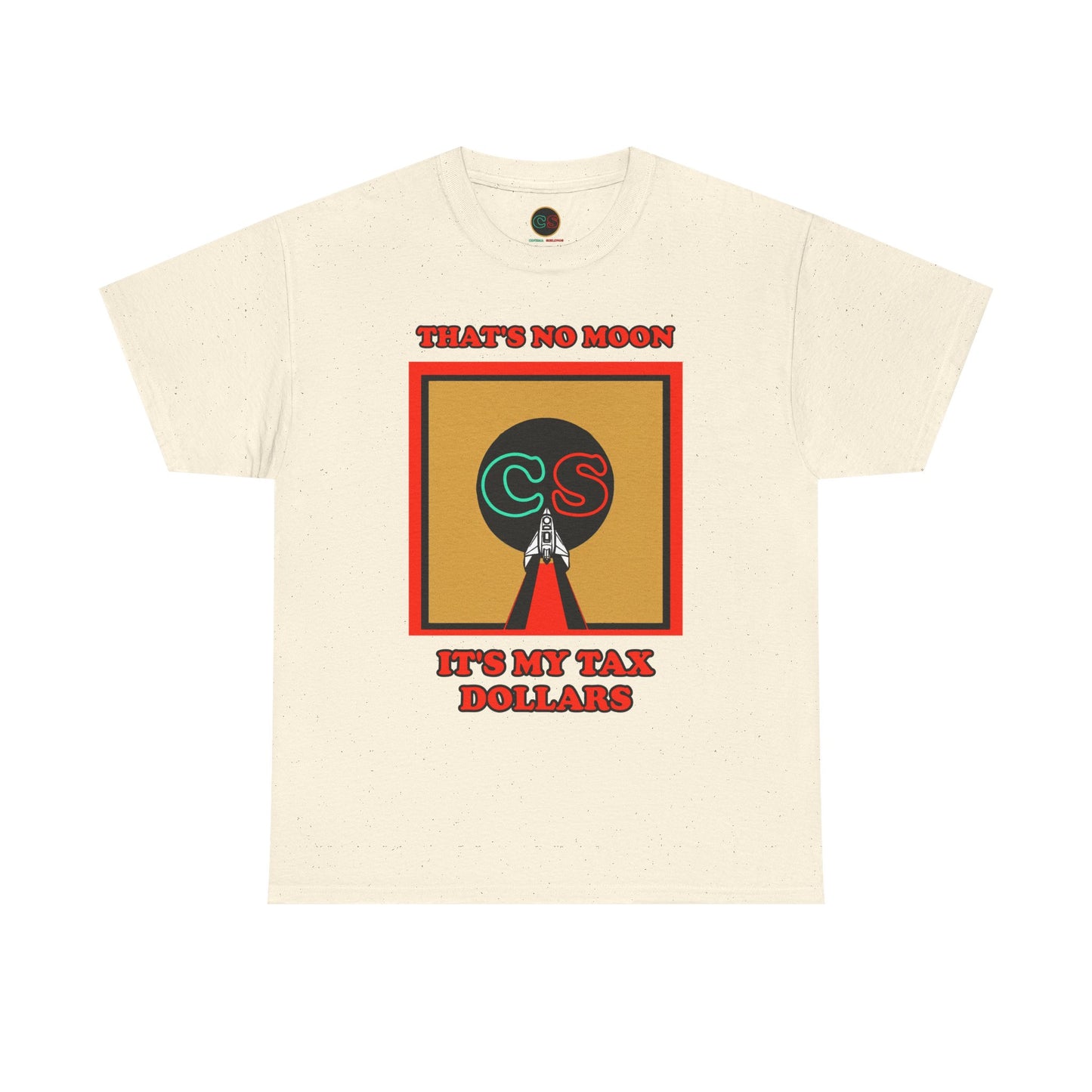 That's No Moon - Unisex Heavy Cotton Tee Cinema Siblings Happy Reviewers Compare Project Hail Mary Movie to the Book by Andy Weir