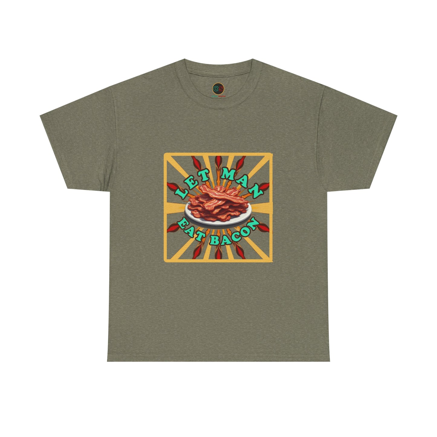 Let Man Eat Bacon - Unisex Heavy Cotton Tee Cinema Siblings - Stranger Things: Judging the Wheelers