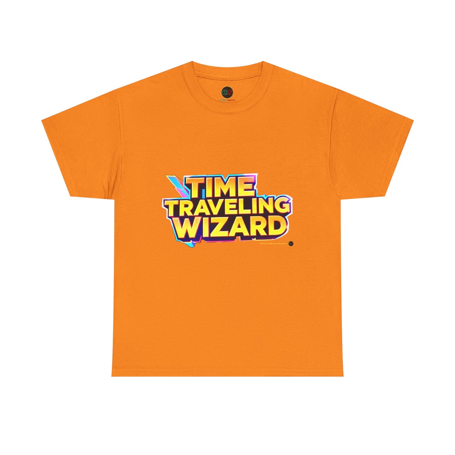 Time Traveling Wizard - Unisex Heavy Cotton Tee - Cinema Siblings - The Abandons: The Worst Western Ever Made