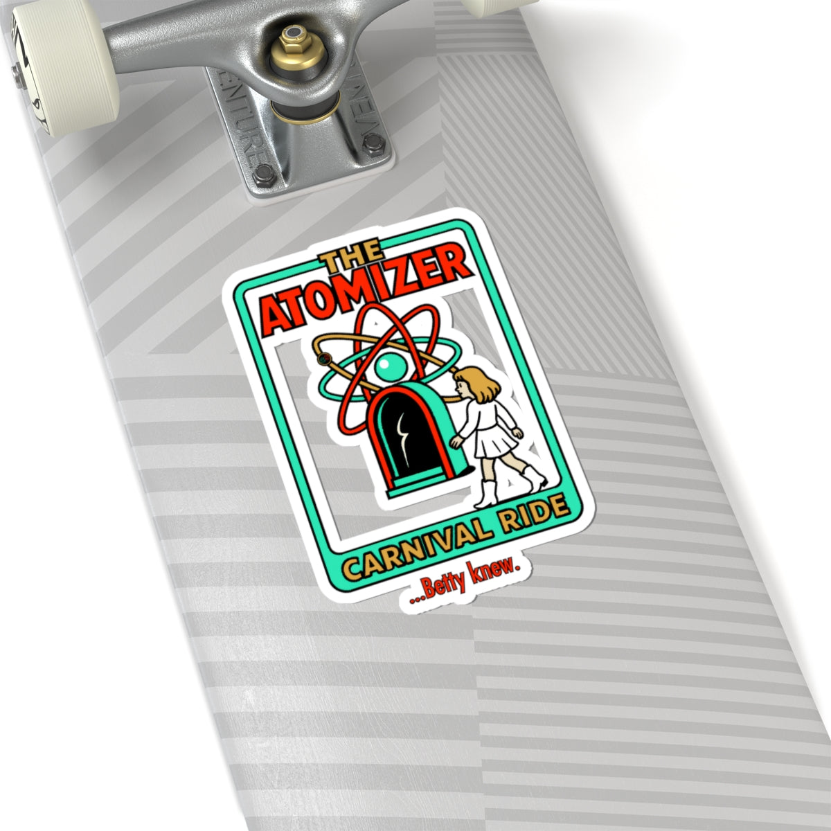 The Atomizer Betty Knew Cinema Siblings Stickers - Multiple Sizes - Splash, Mannequin & Weird Science 1980's Manic Pixie Dream Pygmalion