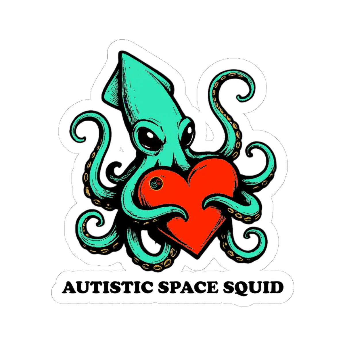 Autistic Space Squid Cinema Siblings Stickers - Multiple Sizes -  Galaxy Quest: The Search for Earnestness