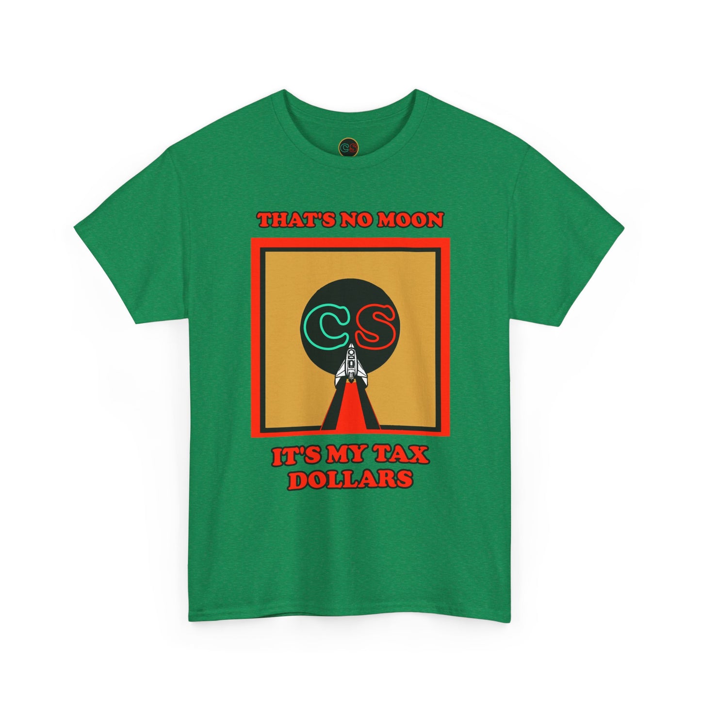 That's No Moon - Unisex Heavy Cotton Tee Cinema Siblings Happy Reviewers Compare Project Hail Mary Movie to the Book by Andy Weir