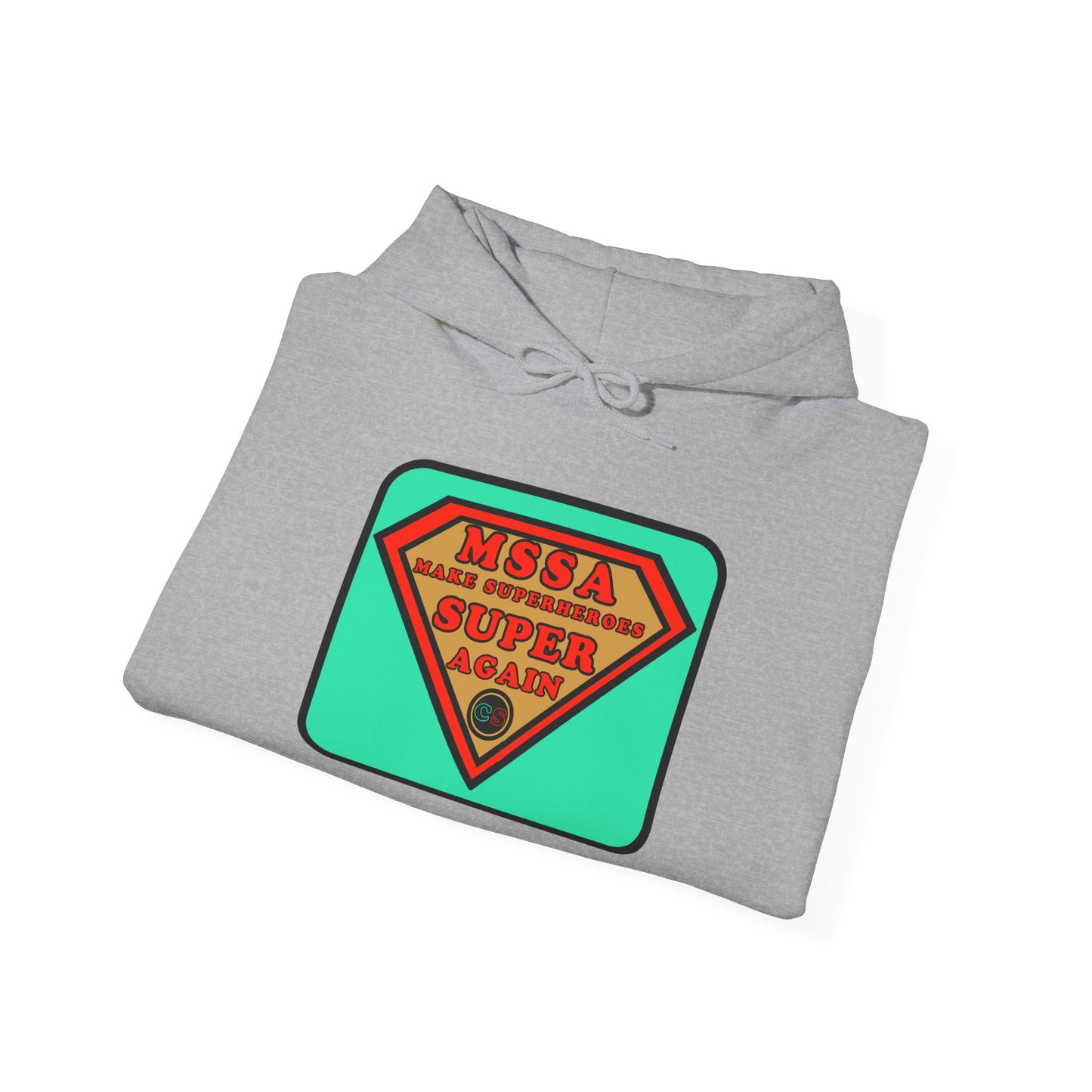 MSSA - Make Superheroes Super Again Hoodie Hooded Sweatshirt Cinema Siblings SUPERMAN: Donner, Snyder & Gunn - The Purpose of Power