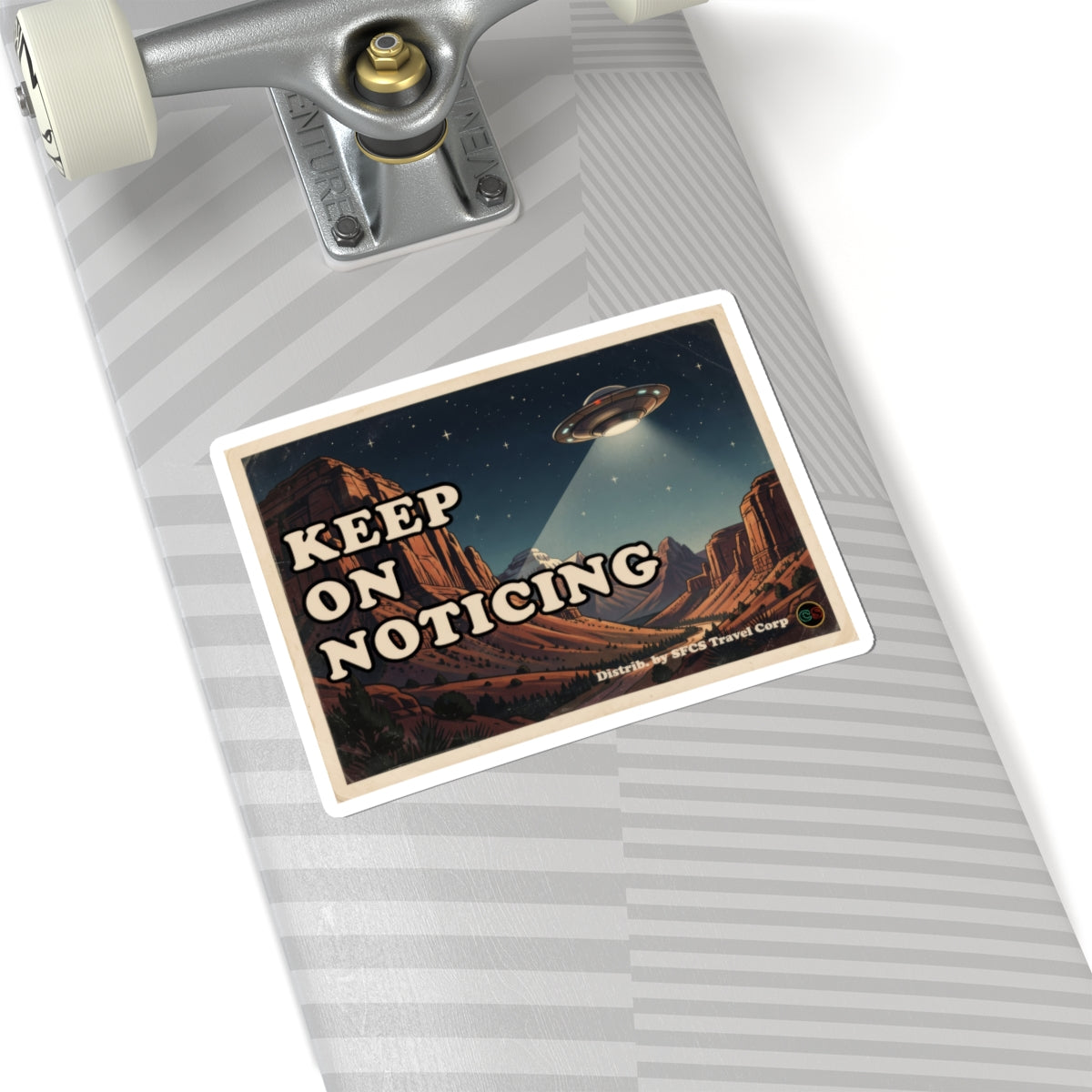 Keep on Noticing - Cinema Siblings Stickers - Multiple Sizes - Close Encounters of the Third Kind Psyop, Soft Disclosure or Analogy