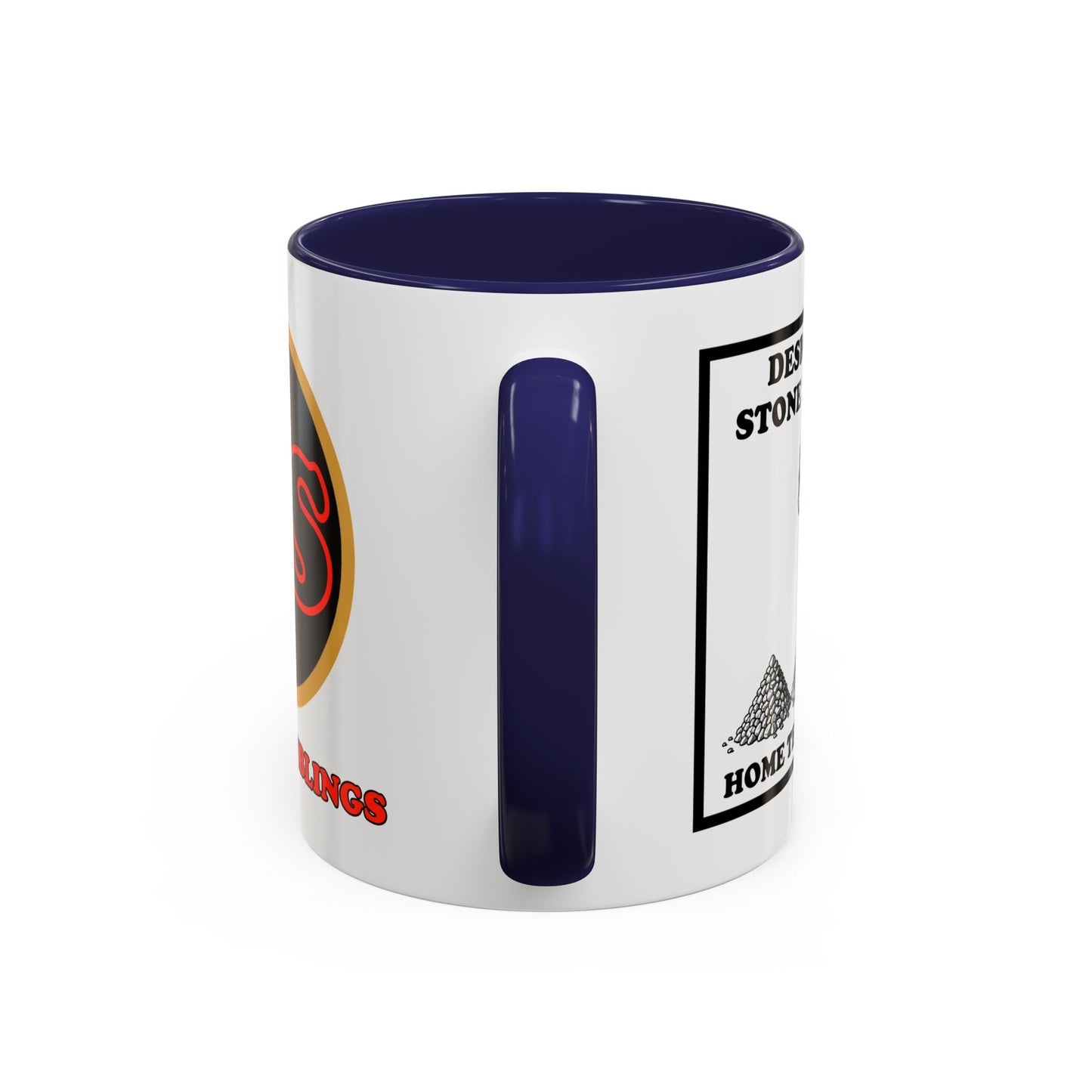 Designated Stone Thrower - Coffee Mug (11, 15oz) Cinema Siblings - The Blood of Heroes - A Post Apocalyptic Rose by Any Name