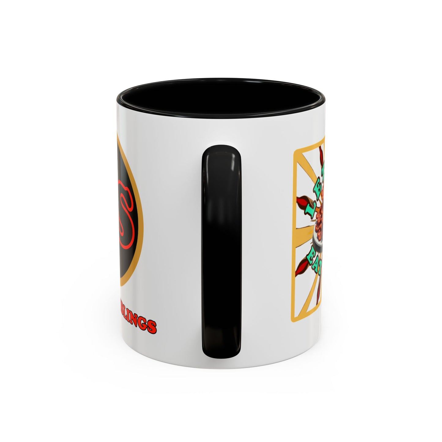 Let Man Eat Bacon - Coffee Mug (11, 15oz) Cinema Siblings - Stranger Things: Judging the Wheelers