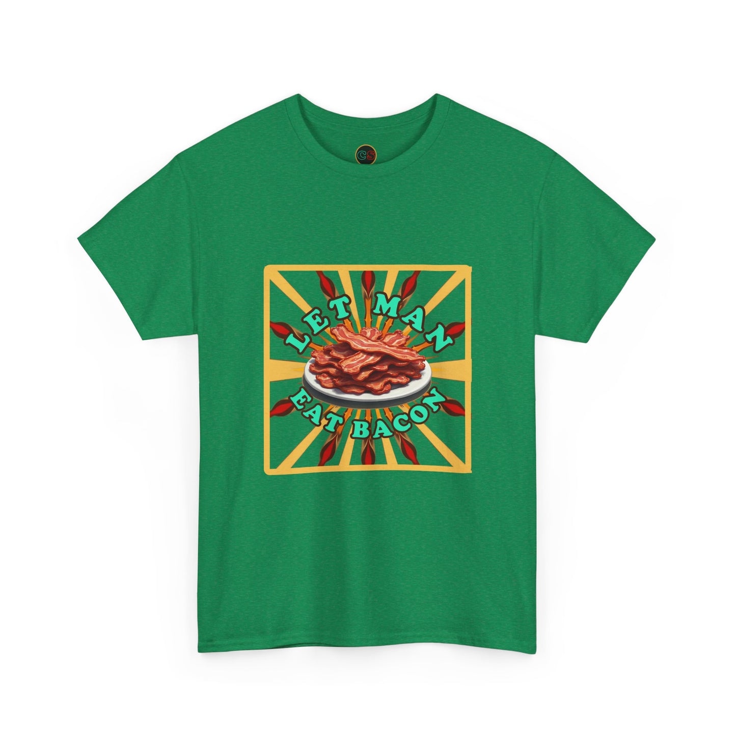 Let Man Eat Bacon - Unisex Heavy Cotton Tee Cinema Siblings - Stranger Things: Judging the Wheelers