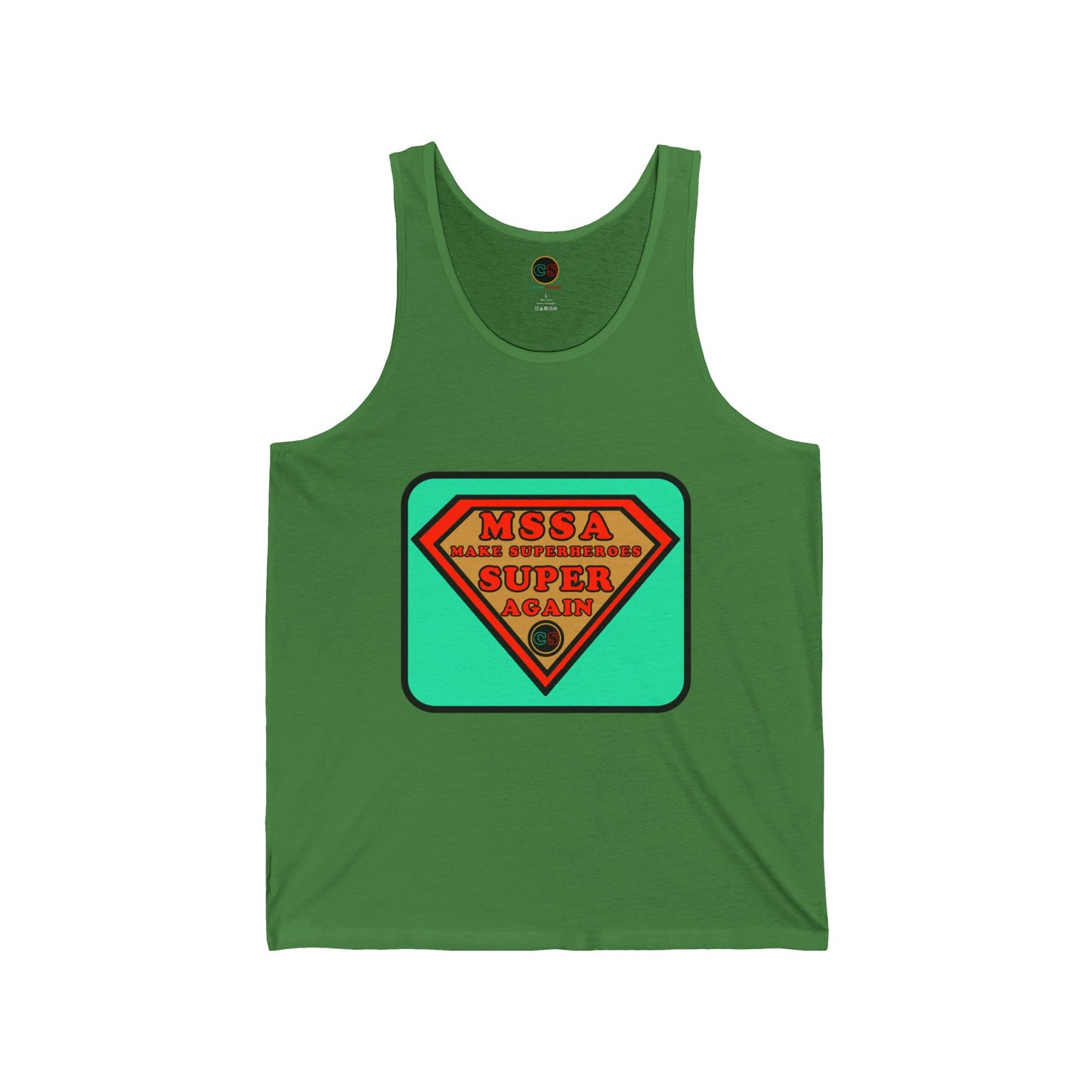 MSSA - Make Superheroes Super Again Unisex Jersey Tank Cinema Siblings SUPERMAN: Donner, Snyder & Gunn - The Purpose of Power