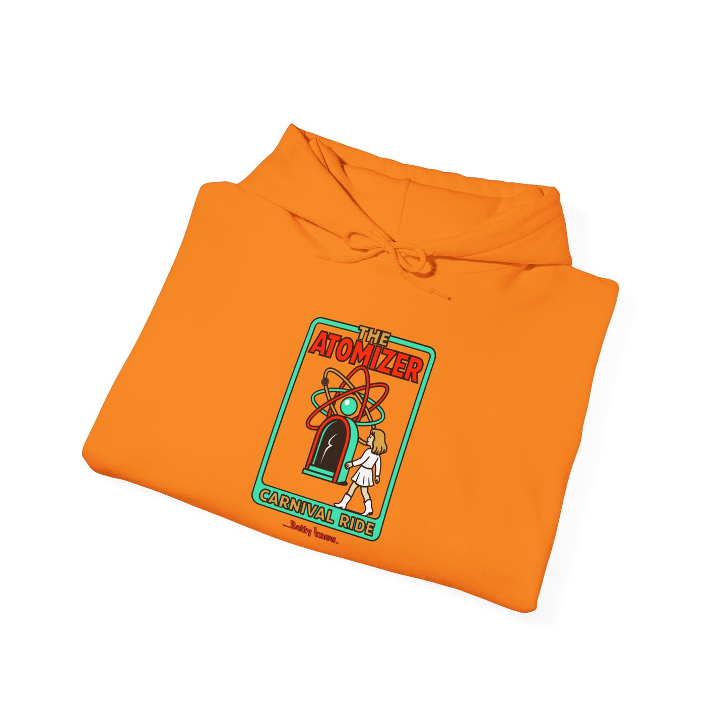 The Atomizer Betty Knew Unisex Heavy Blend™ Hooded Sweatshirt Splash, Mannequin & Weird Science 1980's Manic Pixie Dream Pygmalion