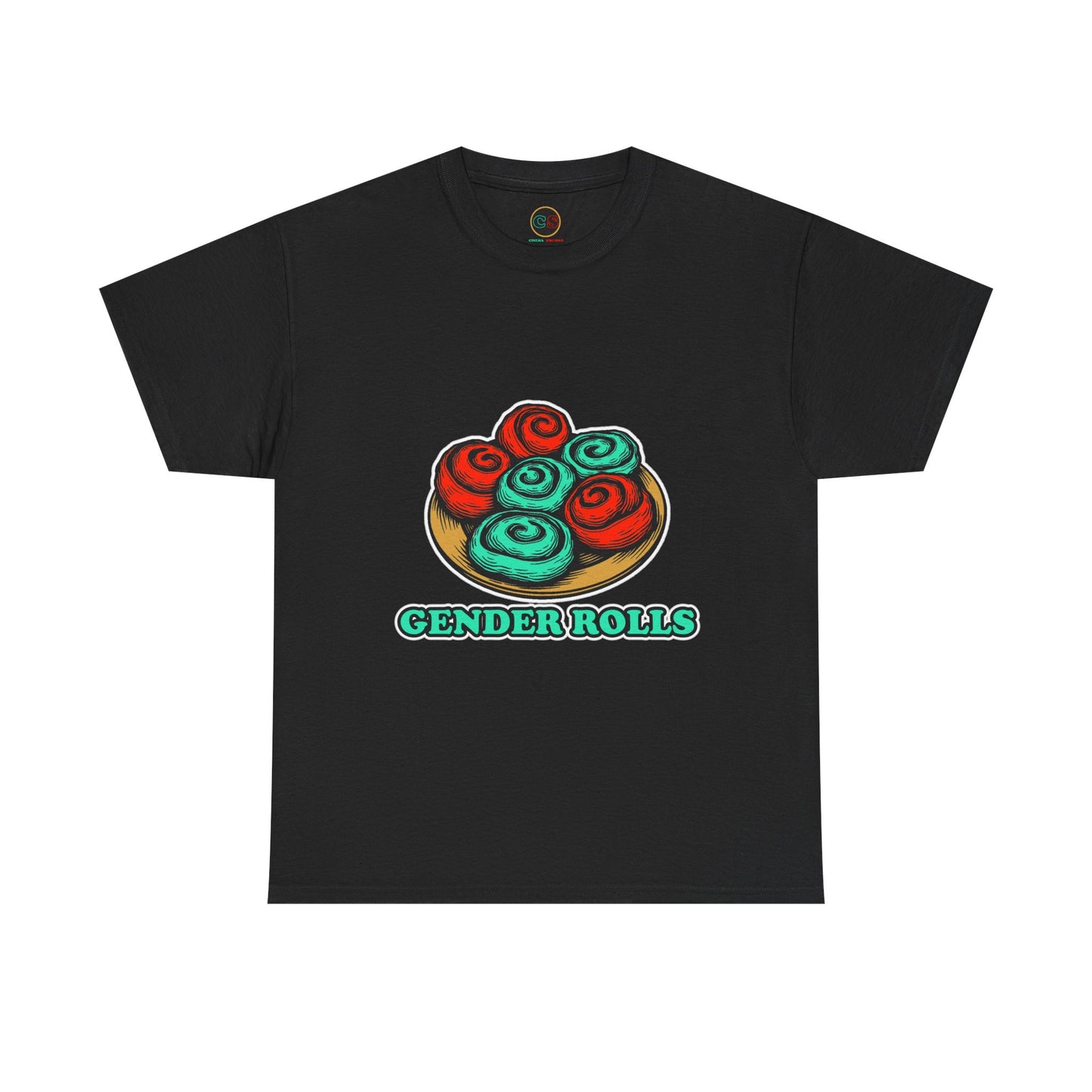 Gender Rolls - Unisex Heavy Cotton Tee Cinema Siblings - Stranger Things Hated Gender Roles