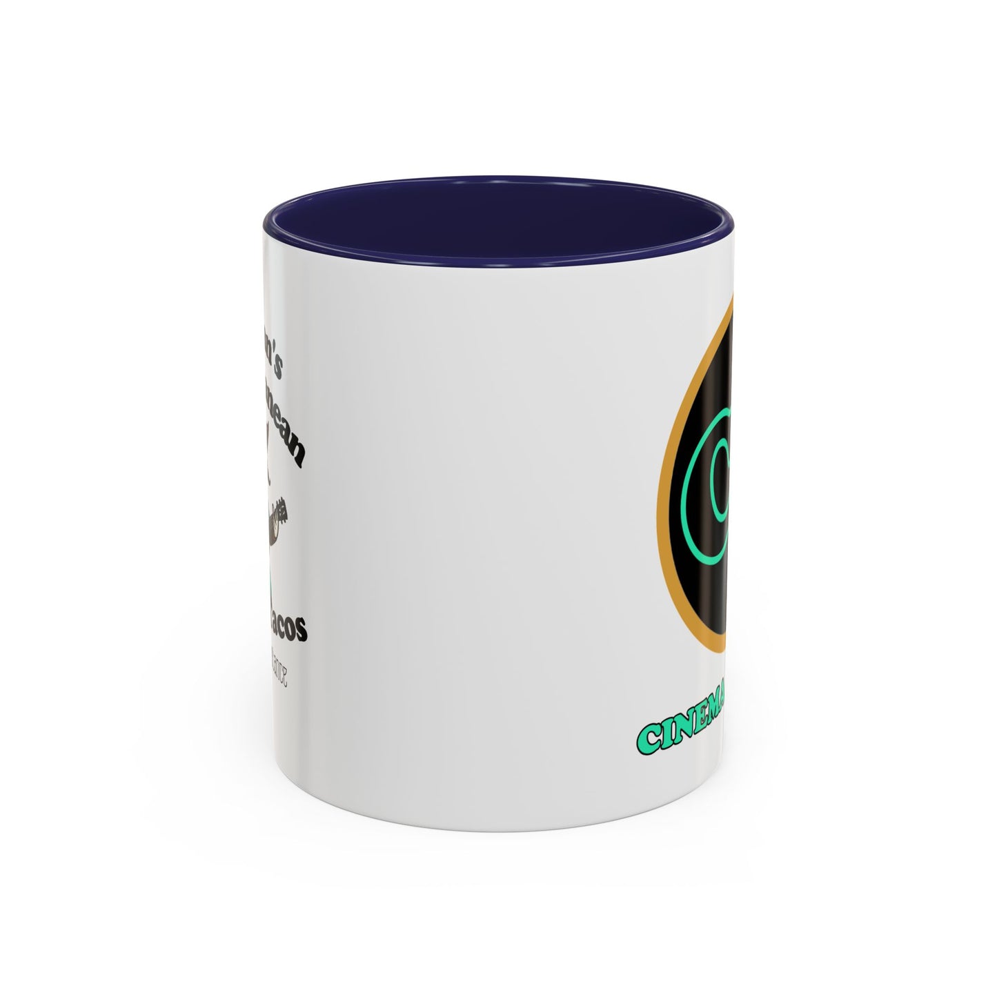 Spartan's Subterranean Tacos Accent Coffee Mug (11, 15oz) Cinema Siblings Demolition Man Practically Prophesy