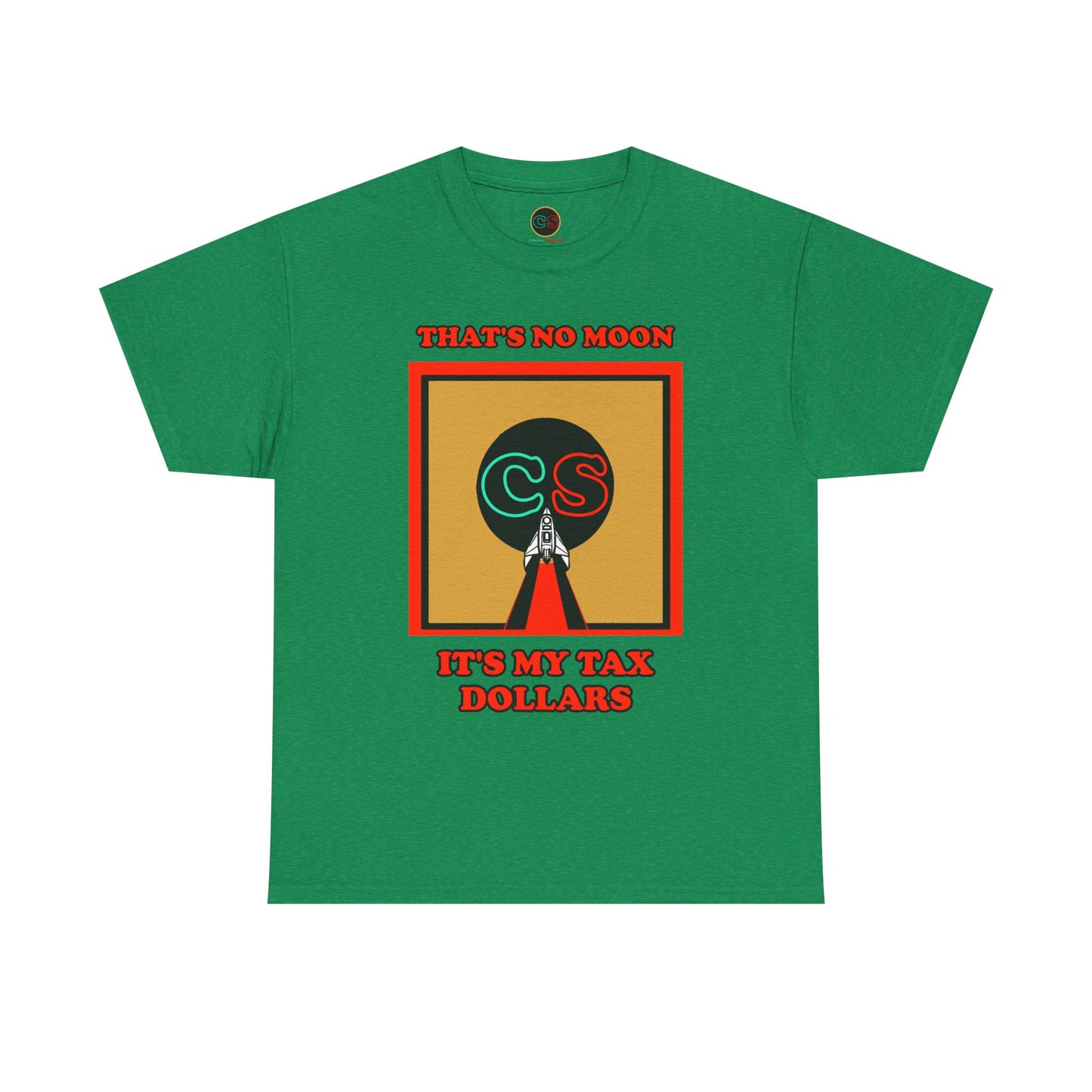 That's No Moon - Unisex Heavy Cotton Tee Cinema Siblings Happy Reviewers Compare Project Hail Mary Movie to the Book by Andy Weir
