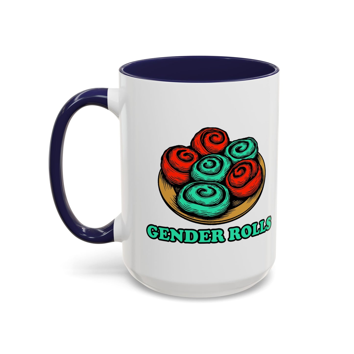Gender Rolls - Coffee Mug (11, 15oz) Cinema Siblings - Stranger Things Hated Gender Roles