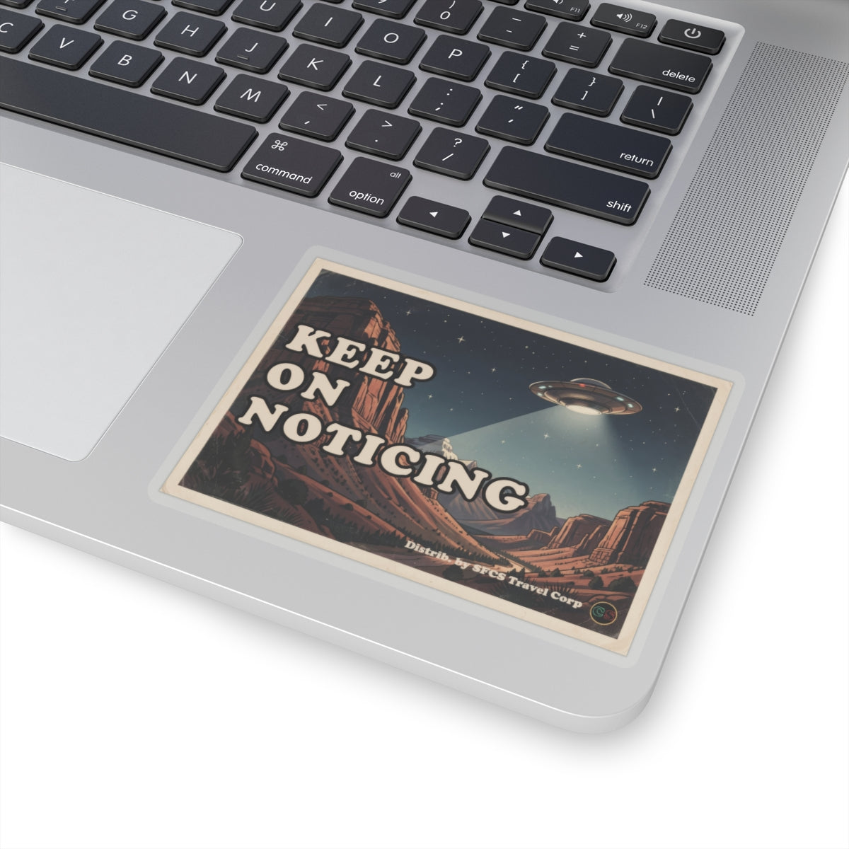 Keep on Noticing - Cinema Siblings Stickers - Multiple Sizes - Close Encounters of the Third Kind Psyop, Soft Disclosure or Analogy