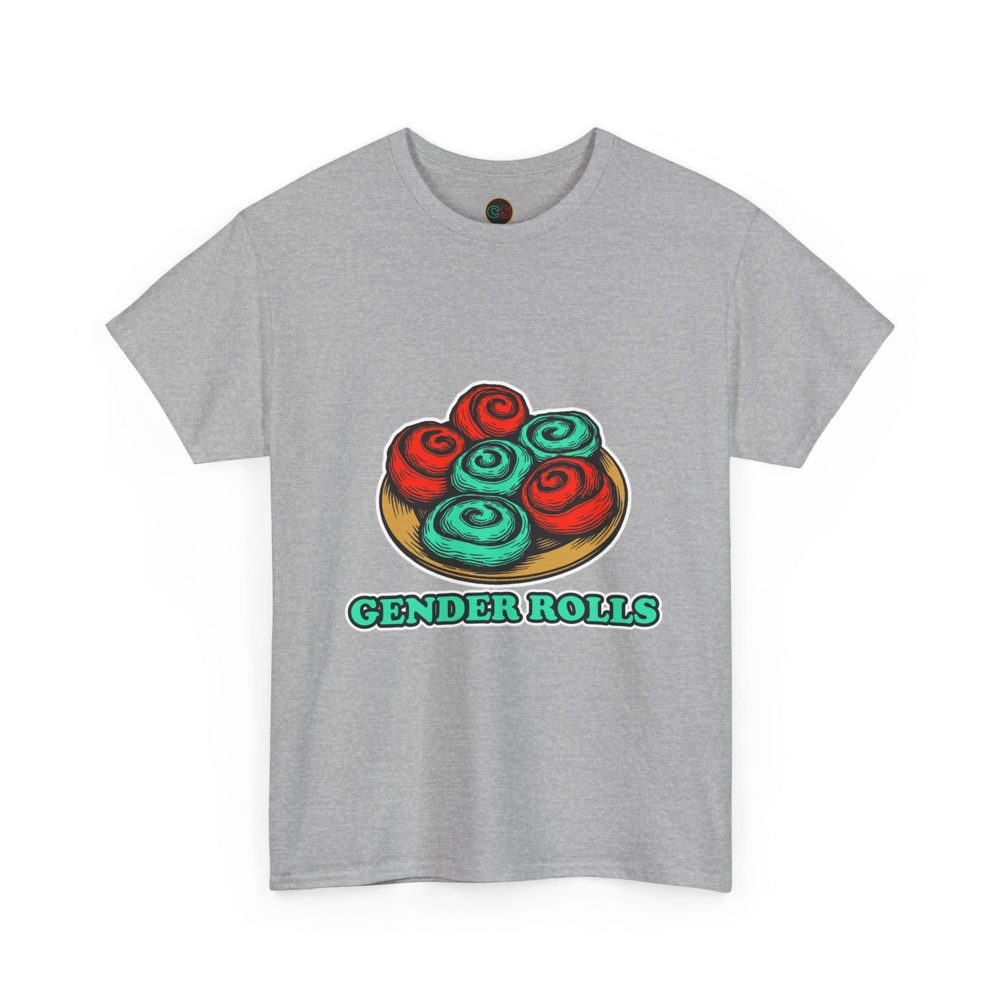Gender Rolls - Unisex Heavy Cotton Tee Cinema Siblings - Stranger Things Hated Gender Roles
