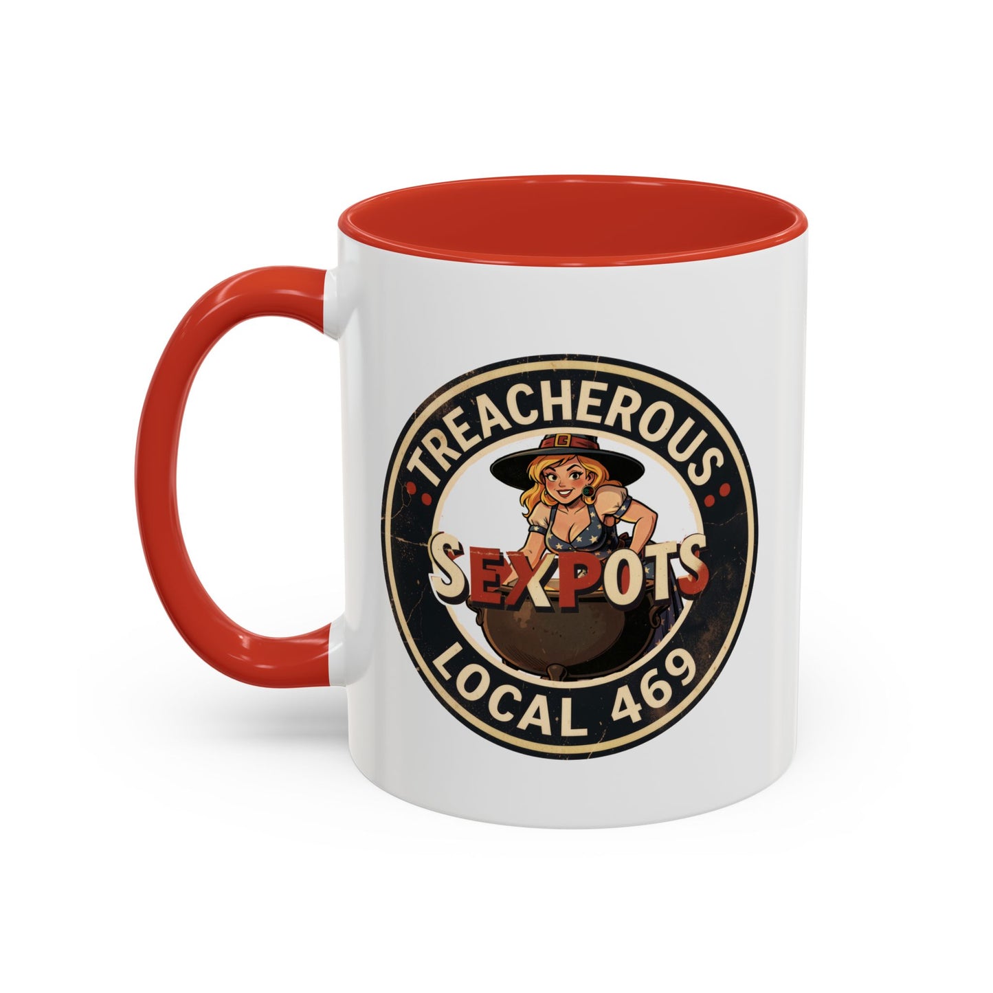 Treacherous Local 469 - Coffee Mug (11, 15oz) Cinema Siblings - Nolan's Odyssey - Circe: From Villainous Vixen to Victim - Homer's Hotties