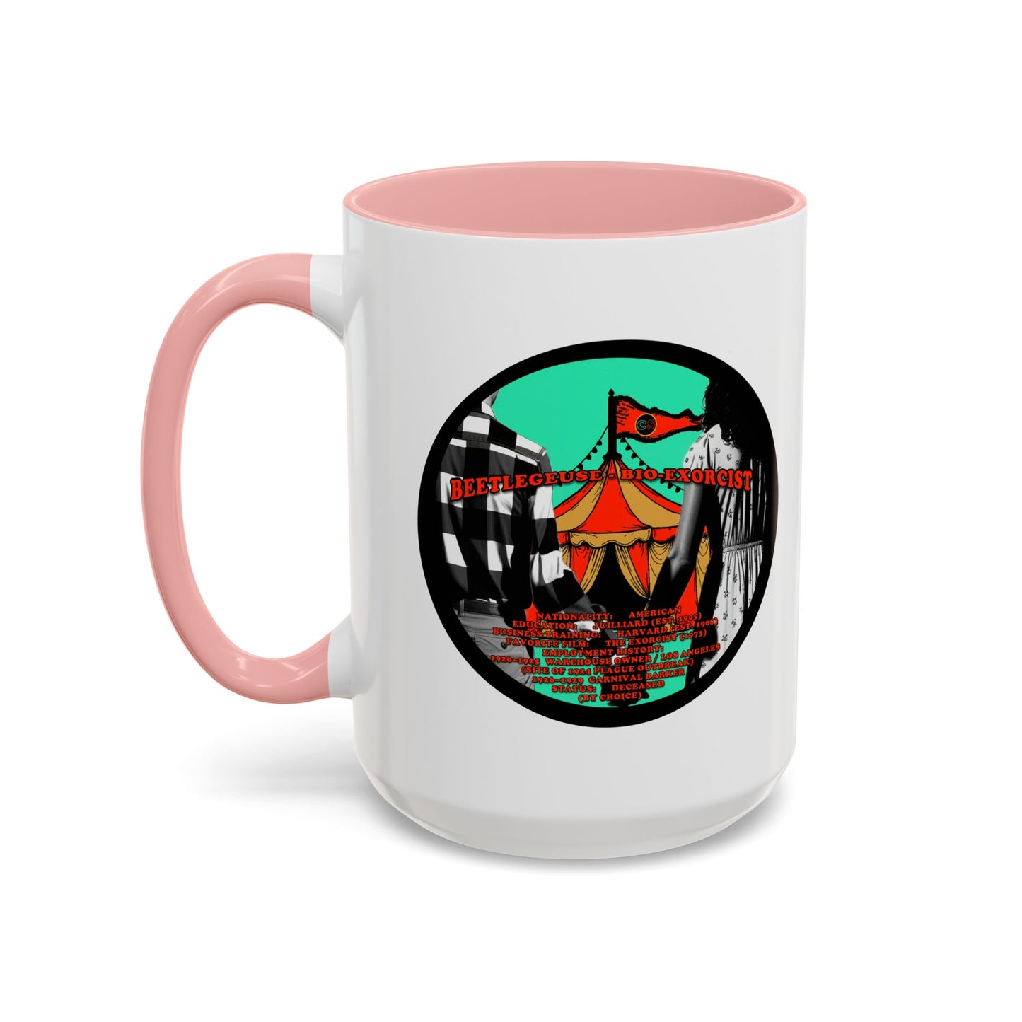 Demonic Resume Accent Coffee Mug Cinema Siblings Episode Beetlejuice Beetlejuice Malice for Motherhood