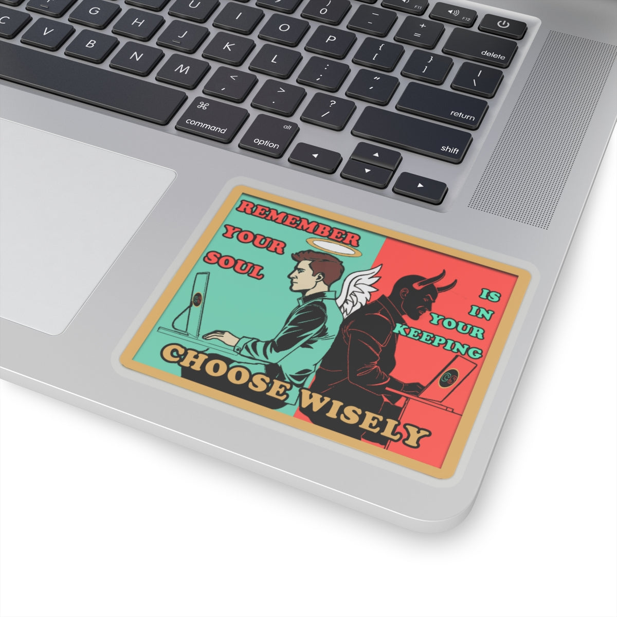 Keep Your Soul - Cinema Siblings Stickers - Multiple Sizes - Hackers (1995) - Hope Against AI Hegemony