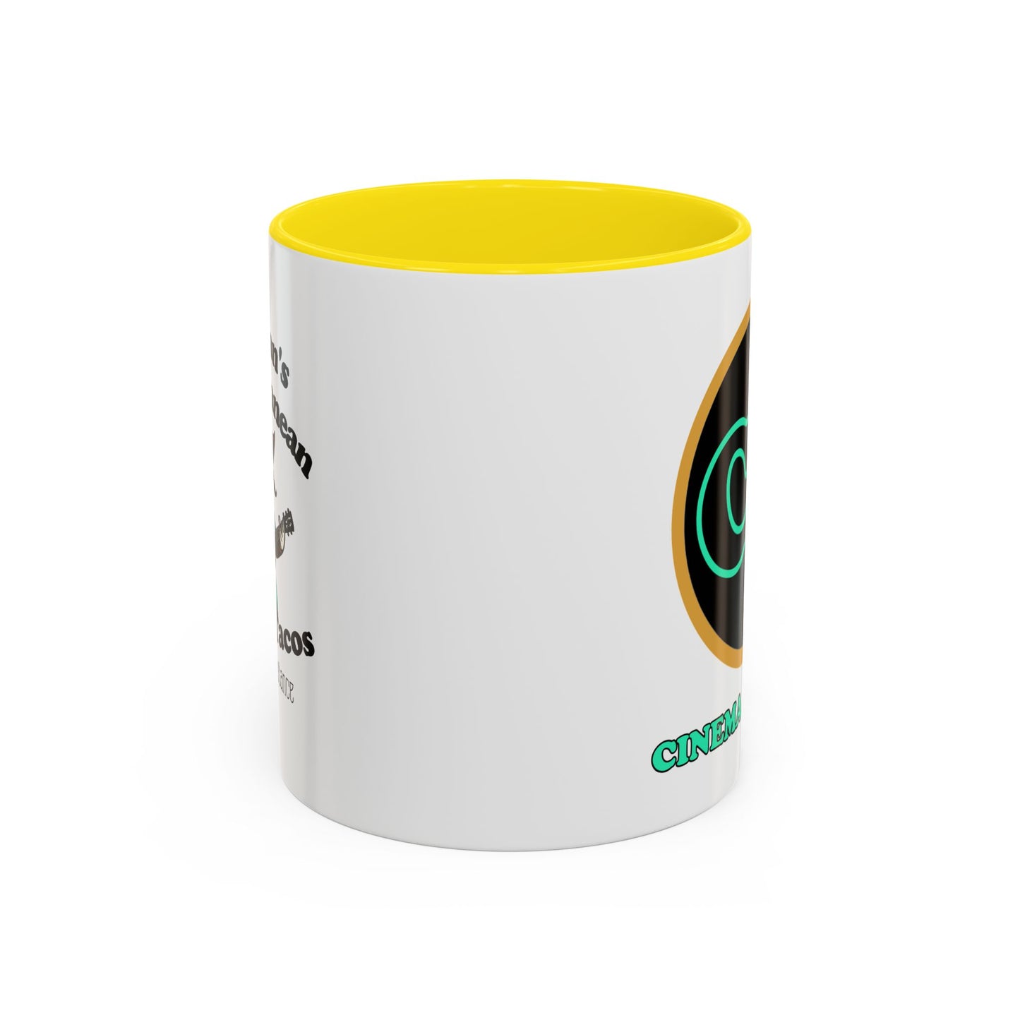 Spartan's Subterranean Tacos Accent Coffee Mug (11, 15oz) Cinema Siblings Demolition Man Practically Prophesy