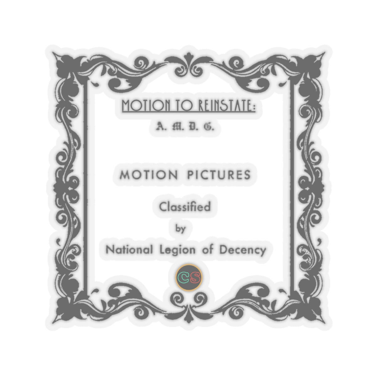 League of Decency - Cinema Siblings Stickers - Multiple Sizes - The Gay Gaze - How Hollywood Lost Touch with Audience Values