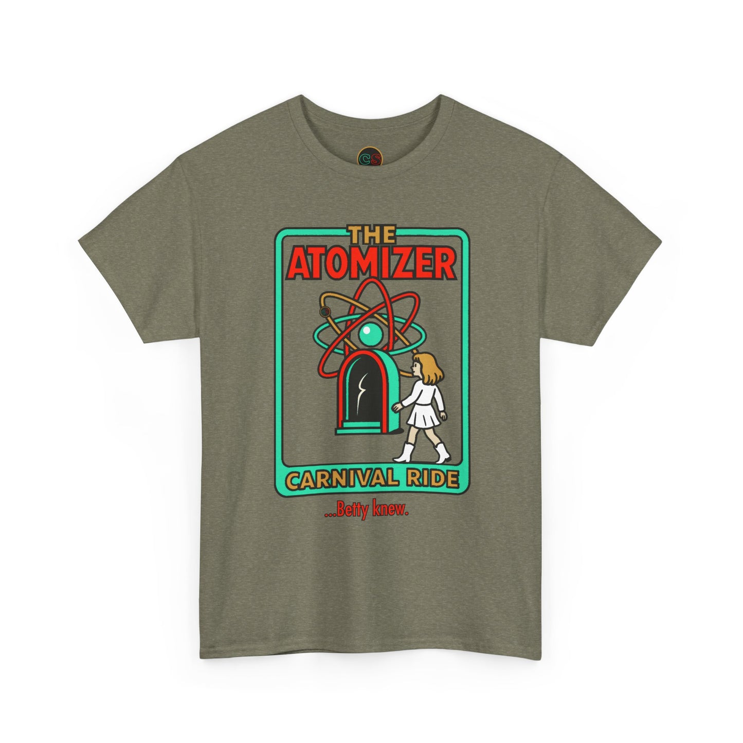 The Atomizer - Betty Knew - Unisex Heavy Cotton Tee - Splash, Mannequin & Weird Science 1980's Manic Pixie Dream Pygmalion