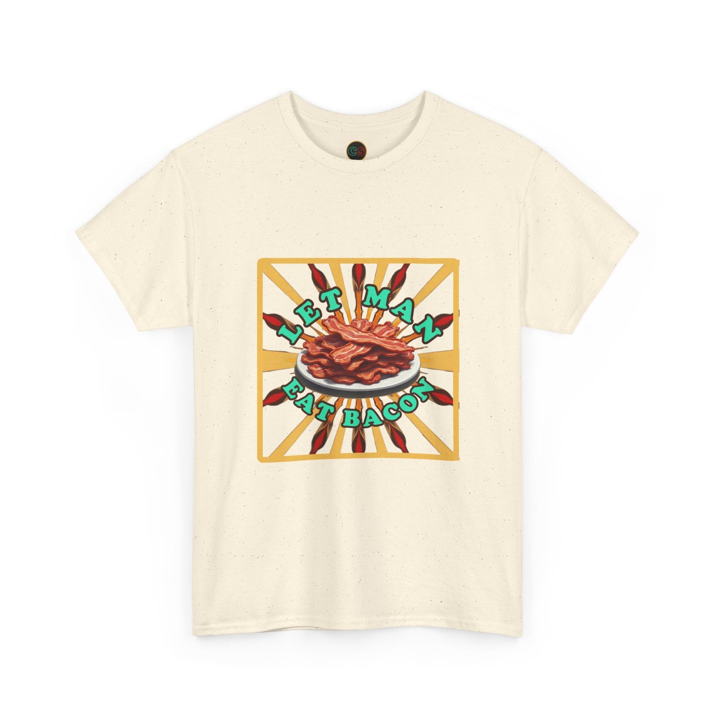 Let Man Eat Bacon - Unisex Heavy Cotton Tee Cinema Siblings - Stranger Things: Judging the Wheelers