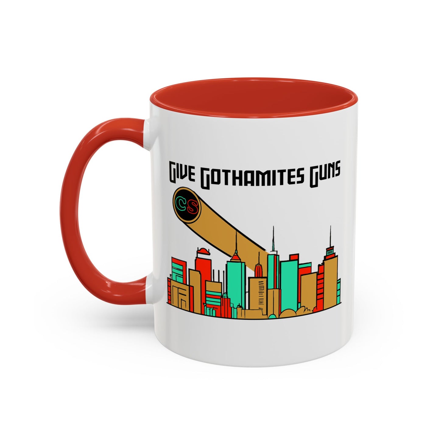 Give Gothamites Guns Accent Coffee Mug Cinema Siblings Episode Joker 2 - Anti-Anti-Hero