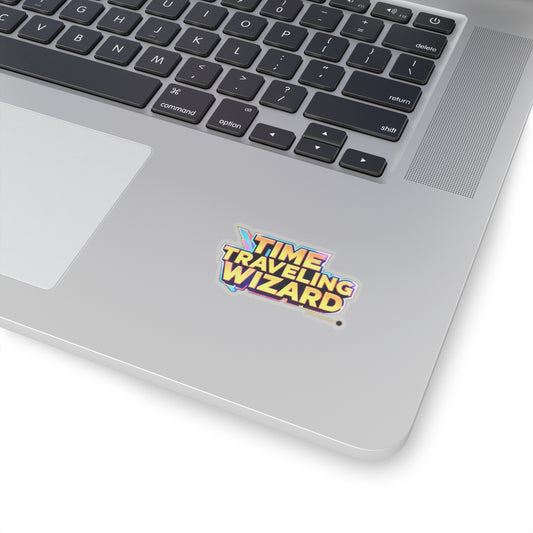 Time Traveling Wizard - Cinema Siblings Stickers - Multiple Sizes - The Abandons: The Worst Western Ever Made
