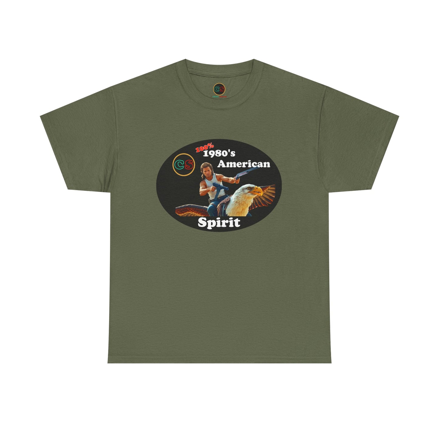 100% 1980s American Spirit Unisex Heavy Cotton Tee Cinema Siblings Episode Big Trouble in Little China - The MOST American Movie