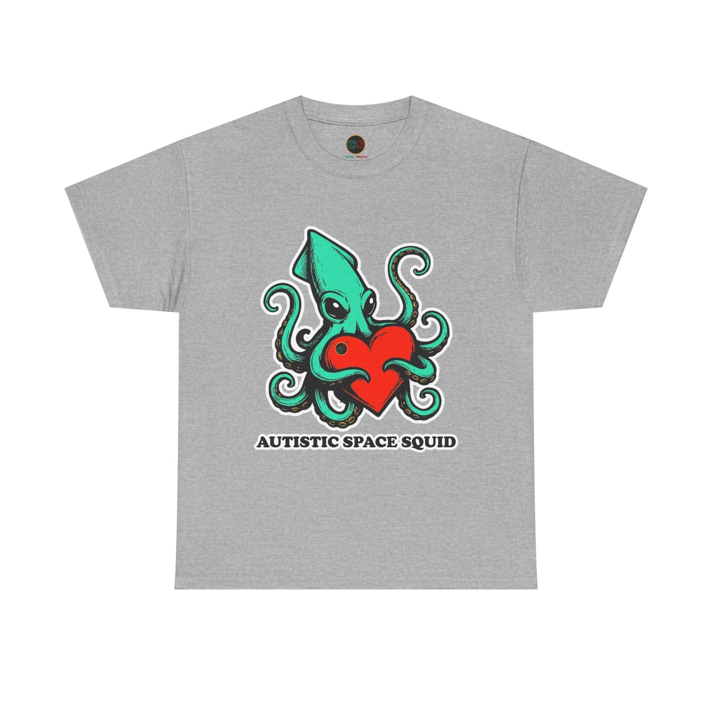 Autistic Space Squid Unisex Heavy Cotton Tee Cinema Siblings Galaxy Quest: The Search for Earnestness