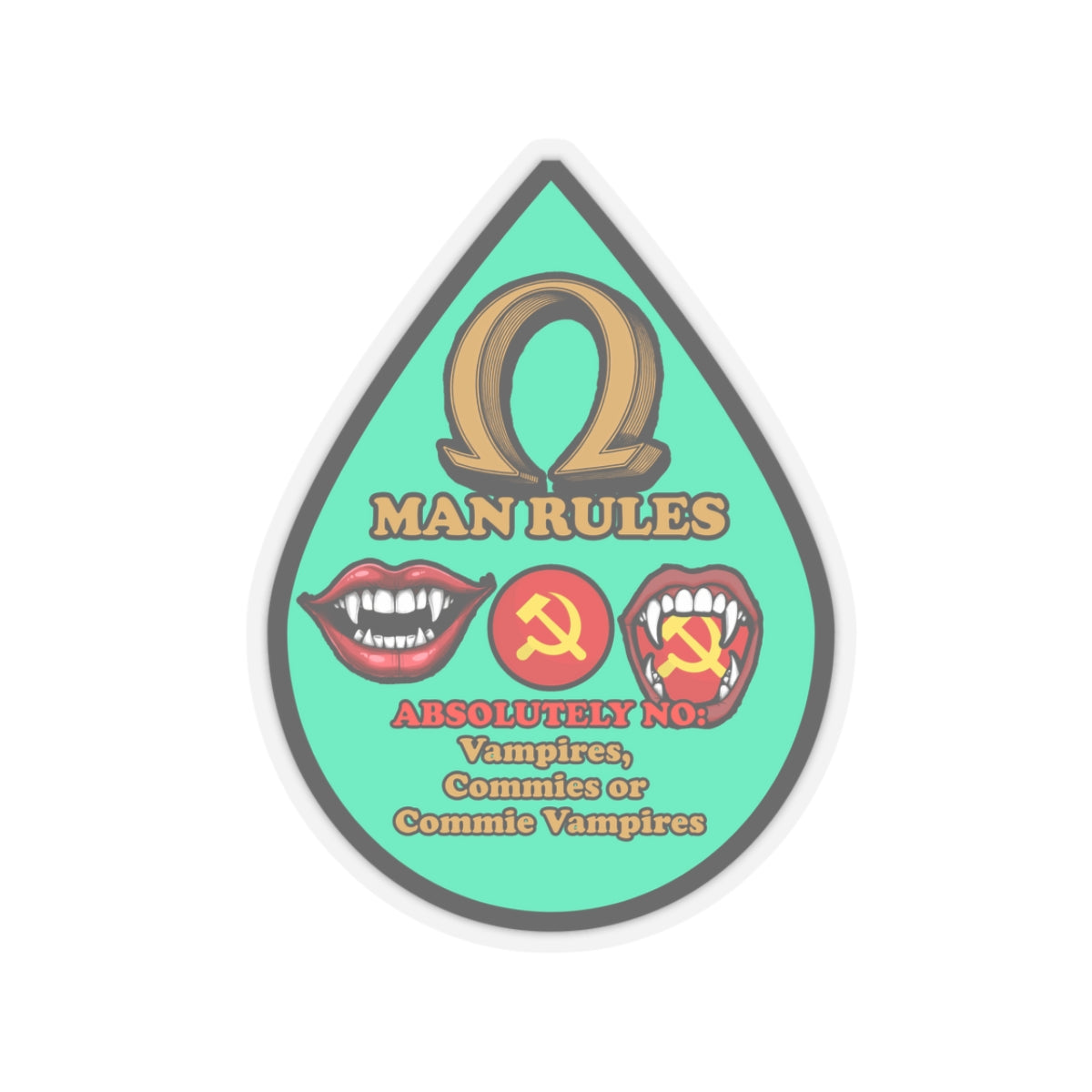 NO C*mmie Vamps Cinema Siblings Stickers - Multiple Sizes -  I am Legend, Omega Man, Last Man on Earth: How One Book Spawned Three Movies