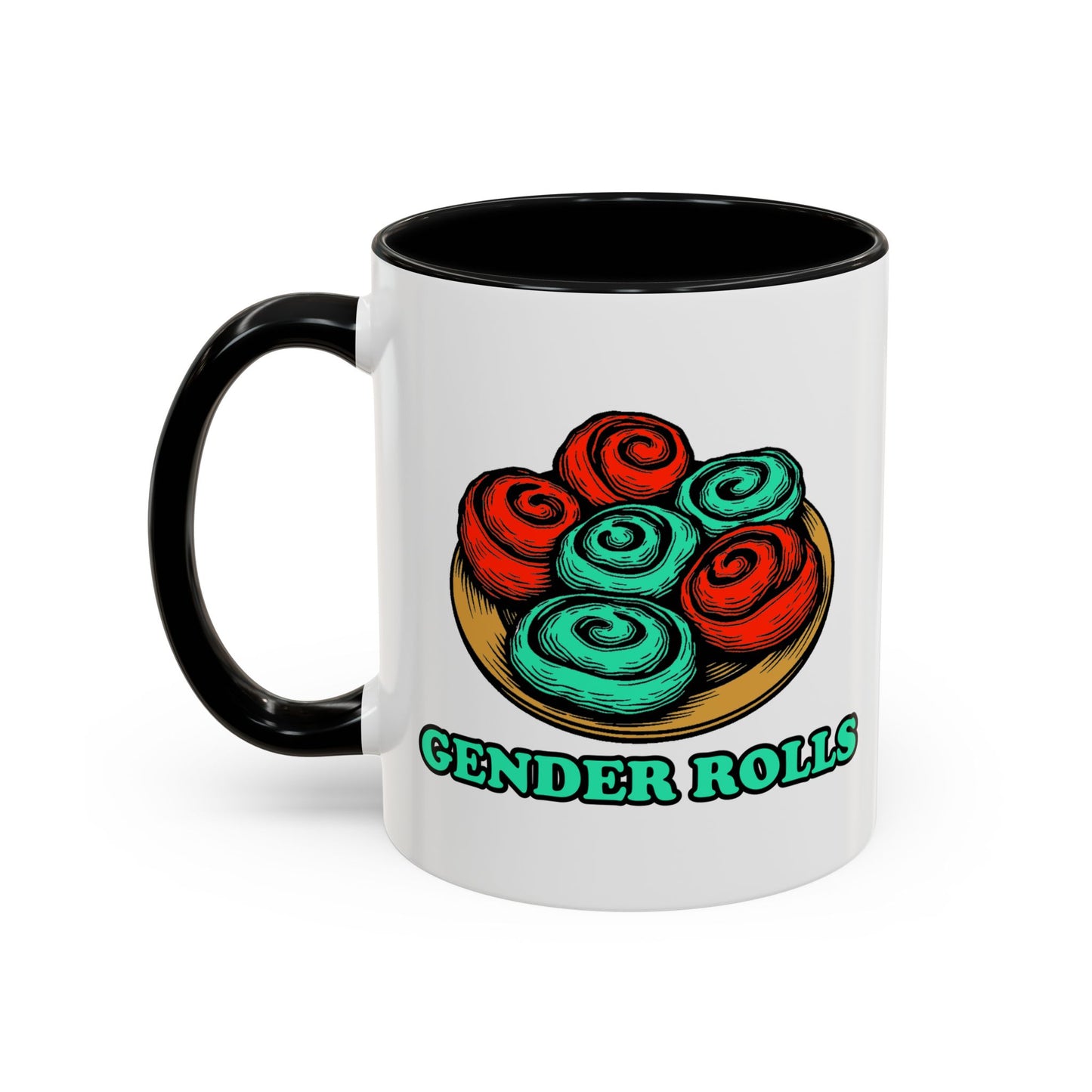 Gender Rolls - Coffee Mug (11, 15oz) Cinema Siblings - Stranger Things Hated Gender Roles