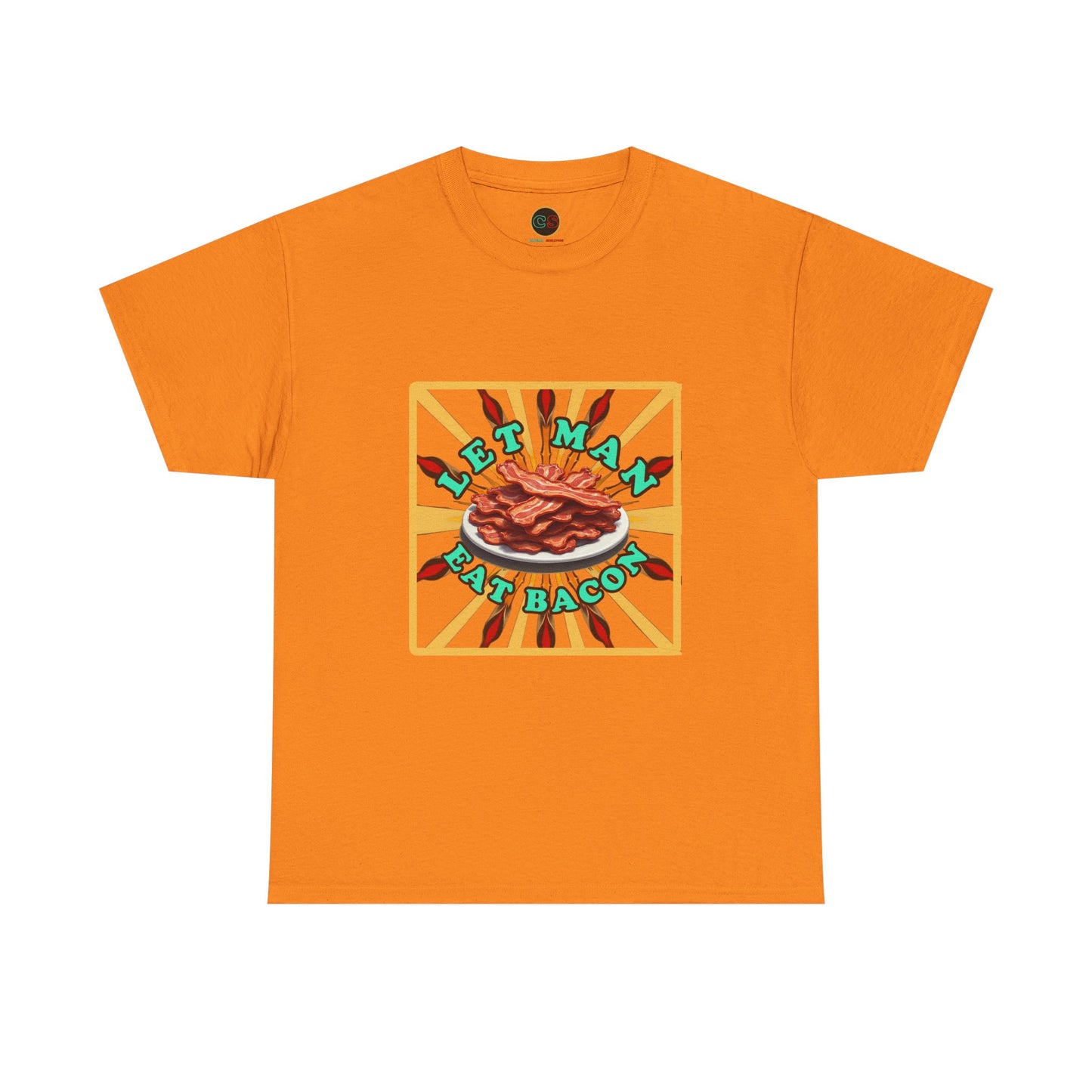 Let Man Eat Bacon - Unisex Heavy Cotton Tee Cinema Siblings - Stranger Things: Judging the Wheelers