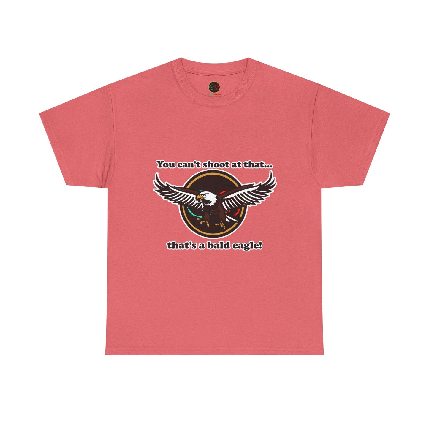 That's a Bald Eagle! Unisex Heavy Cotton Tee Cinema Siblings Peacemaker - Demeaning the Hero