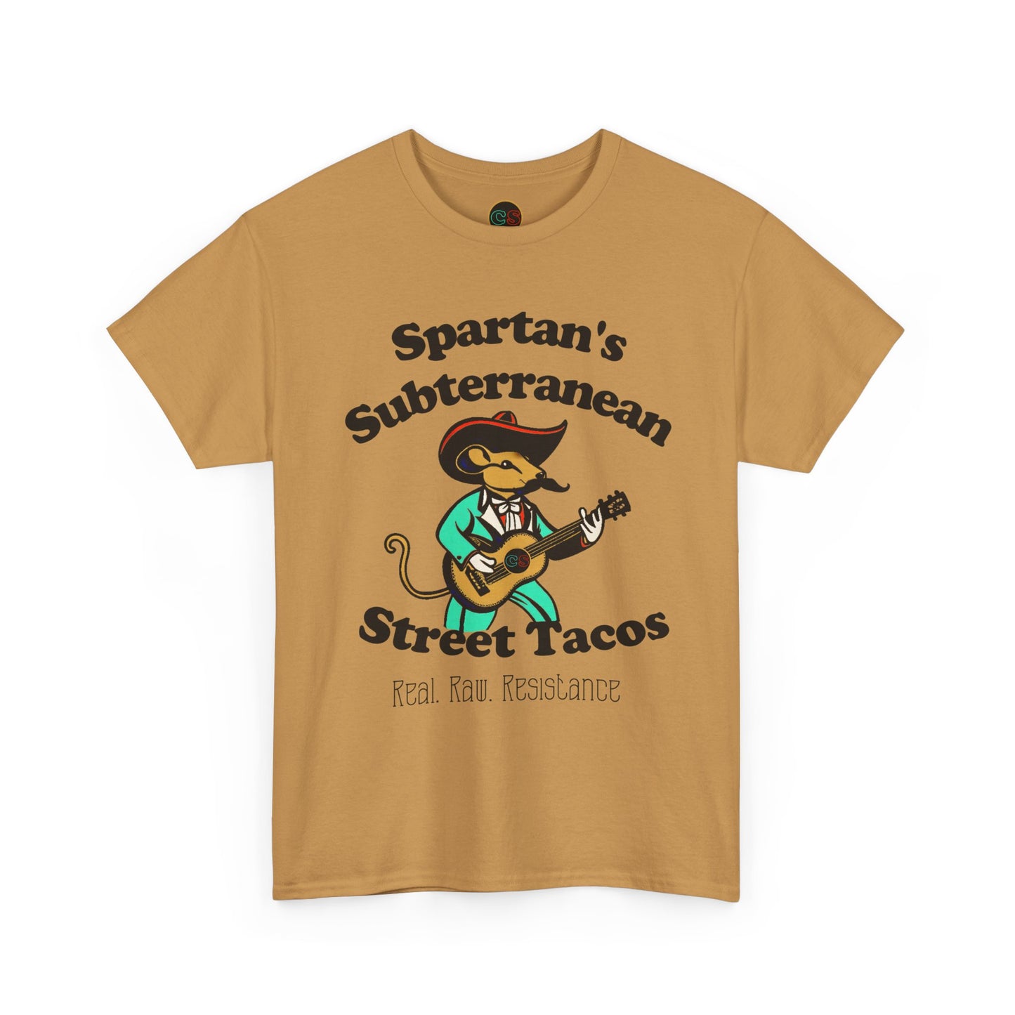 Spartan's Subterranean Tacos - Unisex Heavy Cotton Tee - Demolition Man Practically Prophesy