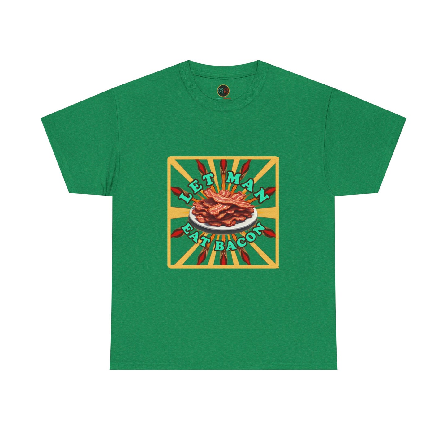 Let Man Eat Bacon - Unisex Heavy Cotton Tee Cinema Siblings - Stranger Things: Judging the Wheelers