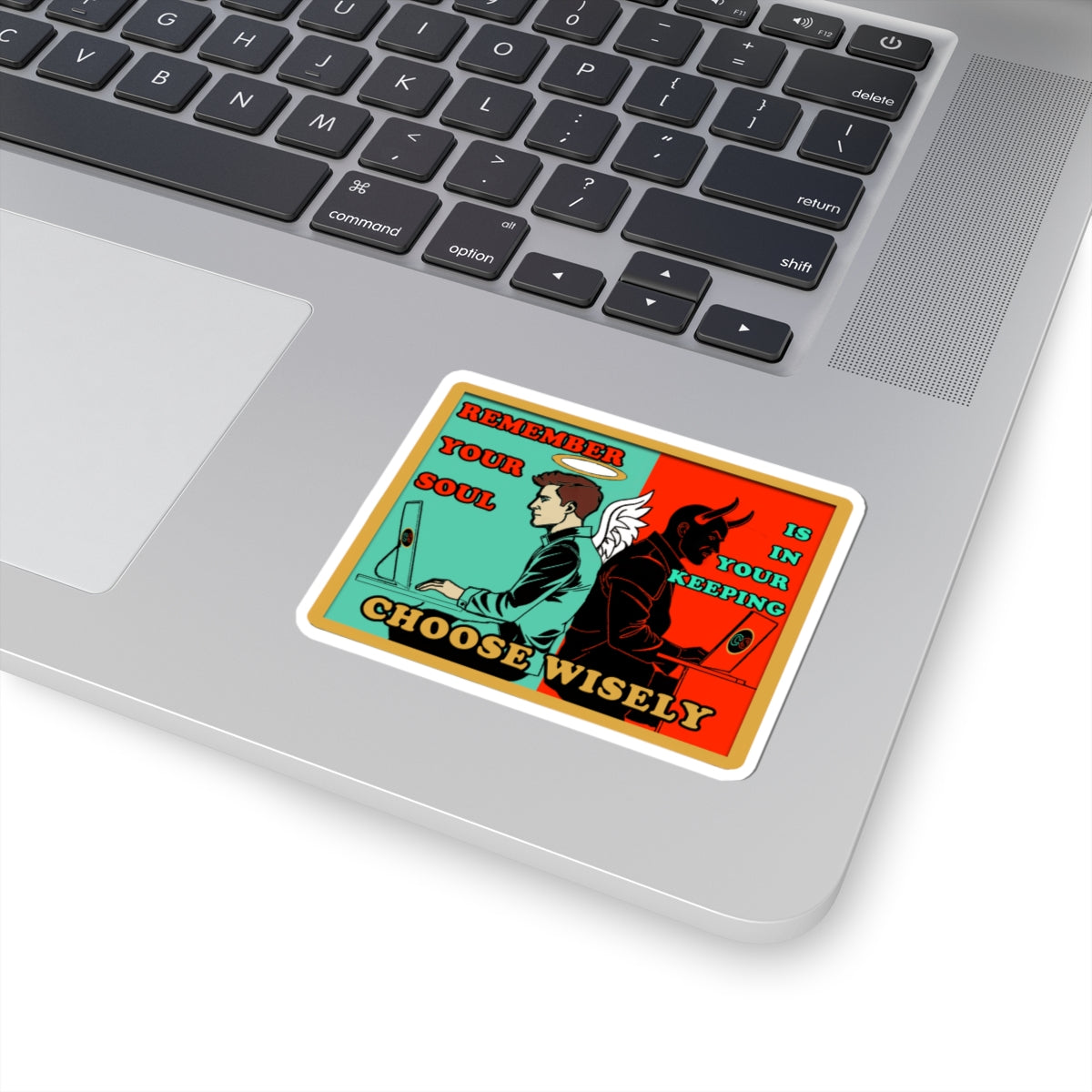 Keep Your Soul - Cinema Siblings Stickers - Multiple Sizes - Hackers (1995) - Hope Against AI Hegemony