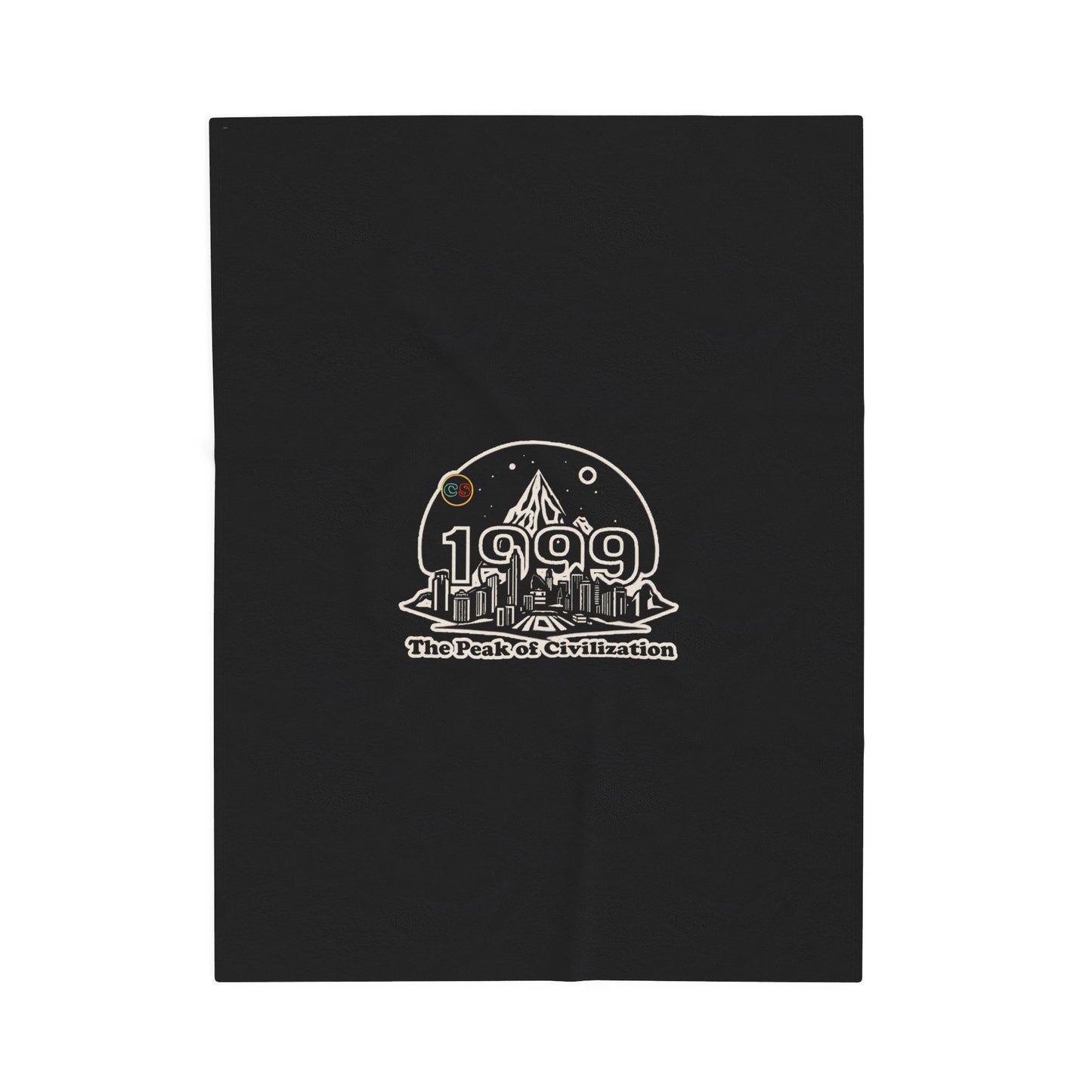 Cinema Siblings Velveteen Plush Blanket - BLACK - Office Space Matrix and Fight Club 1999 The Peak of Civilization