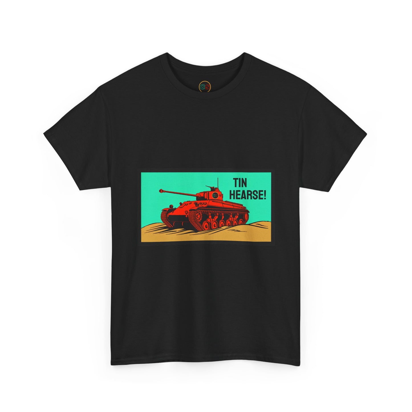 Tin Hearse!  Unisex Heavy Cotton Tee Cinema Siblings Sahara (1942) - Moses or Aragon