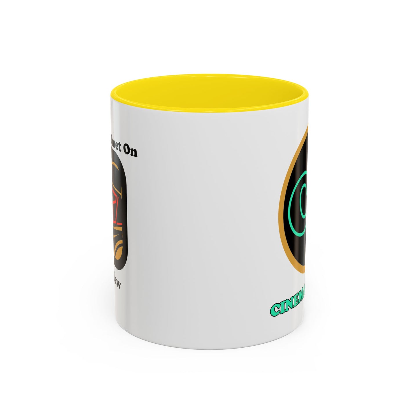 Keep the Helmet On Accent Coffee Mug Cinema Siblings Episode Dredd The Perfect Reboot