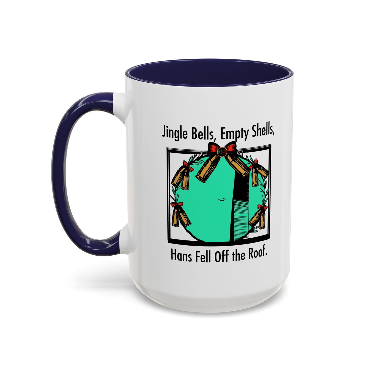 Jingle Shells Accent Coffee Mug Cinema Siblings Episode Die Hard - Is Holly the Bad Guy?