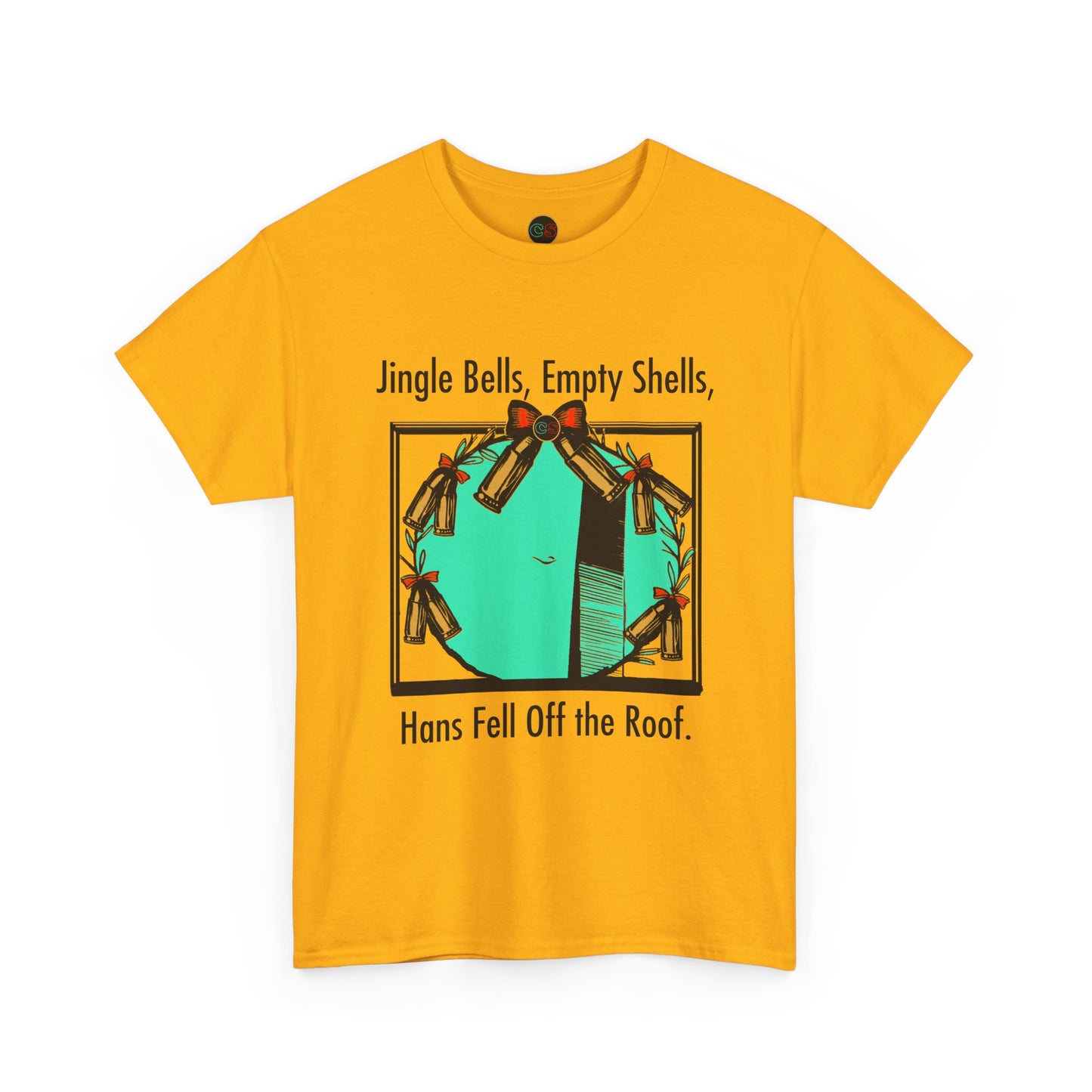 Jingle Shells Unisex Heavy Cotton Tee Cinema Siblings Episode Die Hard - Is Holly the Bad Guy?