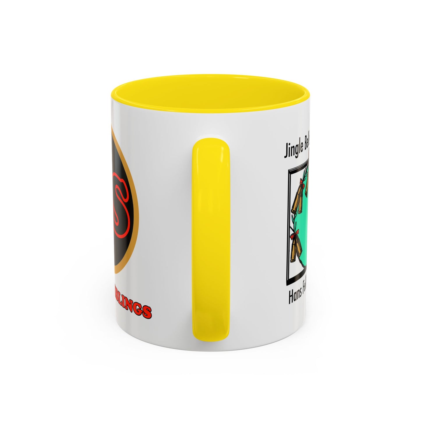 Jingle Shells Accent Coffee Mug Cinema Siblings Episode Die Hard - Is Holly the Bad Guy?