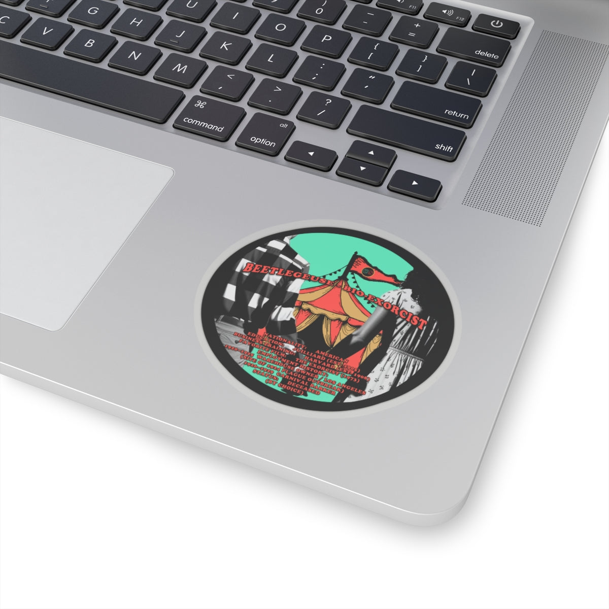 Demonic Resume Cinema Siblings Stickers - Multiple Sizes -Beetlejuice Beetlejuice Malice for Motherhood