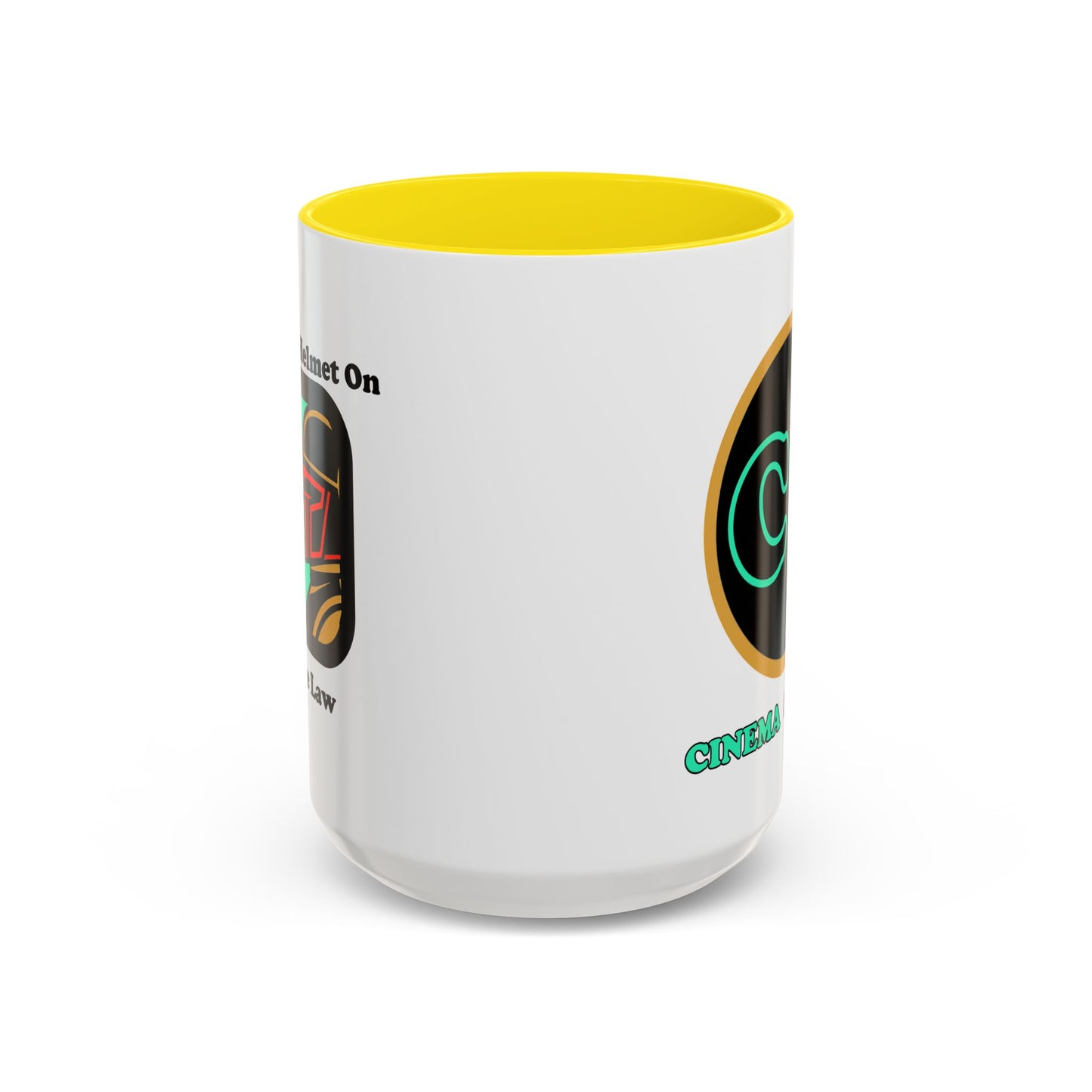 Keep the Helmet On Accent Coffee Mug Cinema Siblings Episode Dredd The Perfect Reboot