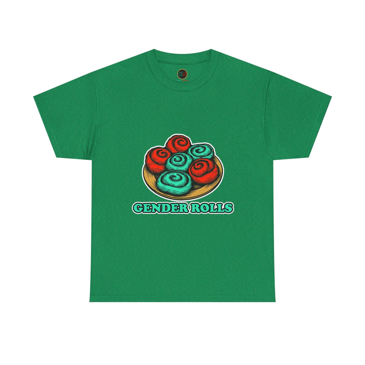Gender Rolls - Unisex Heavy Cotton Tee Cinema Siblings - Stranger Things Hated Gender Roles