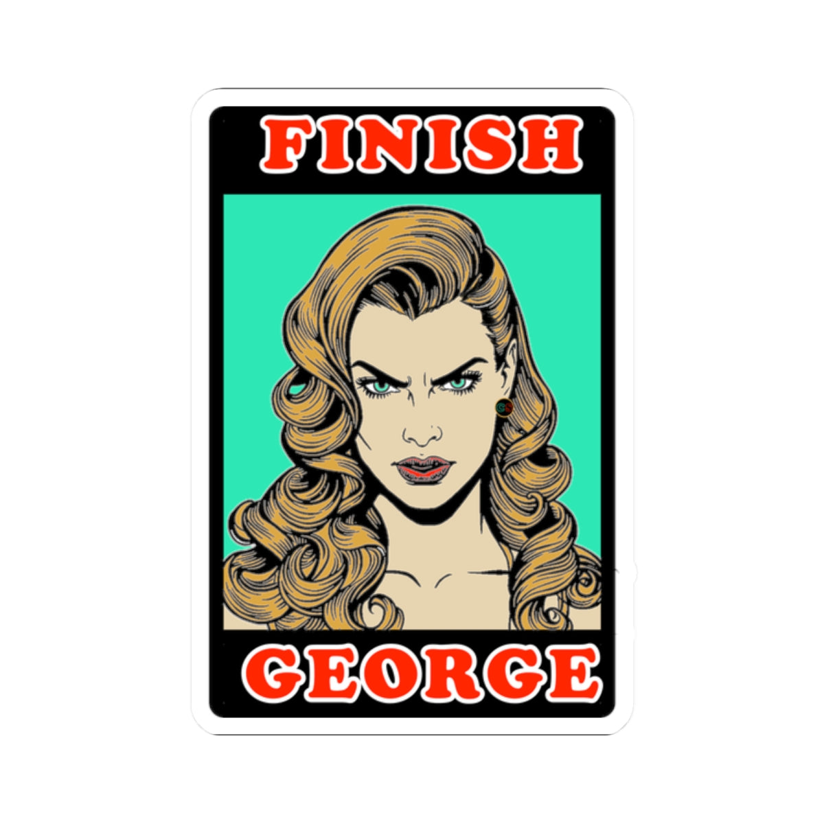 Hear Me Out - Cinema Siblings Stickers - Multiple Sizes - Bob was DONE DIRTY in Stranger Things