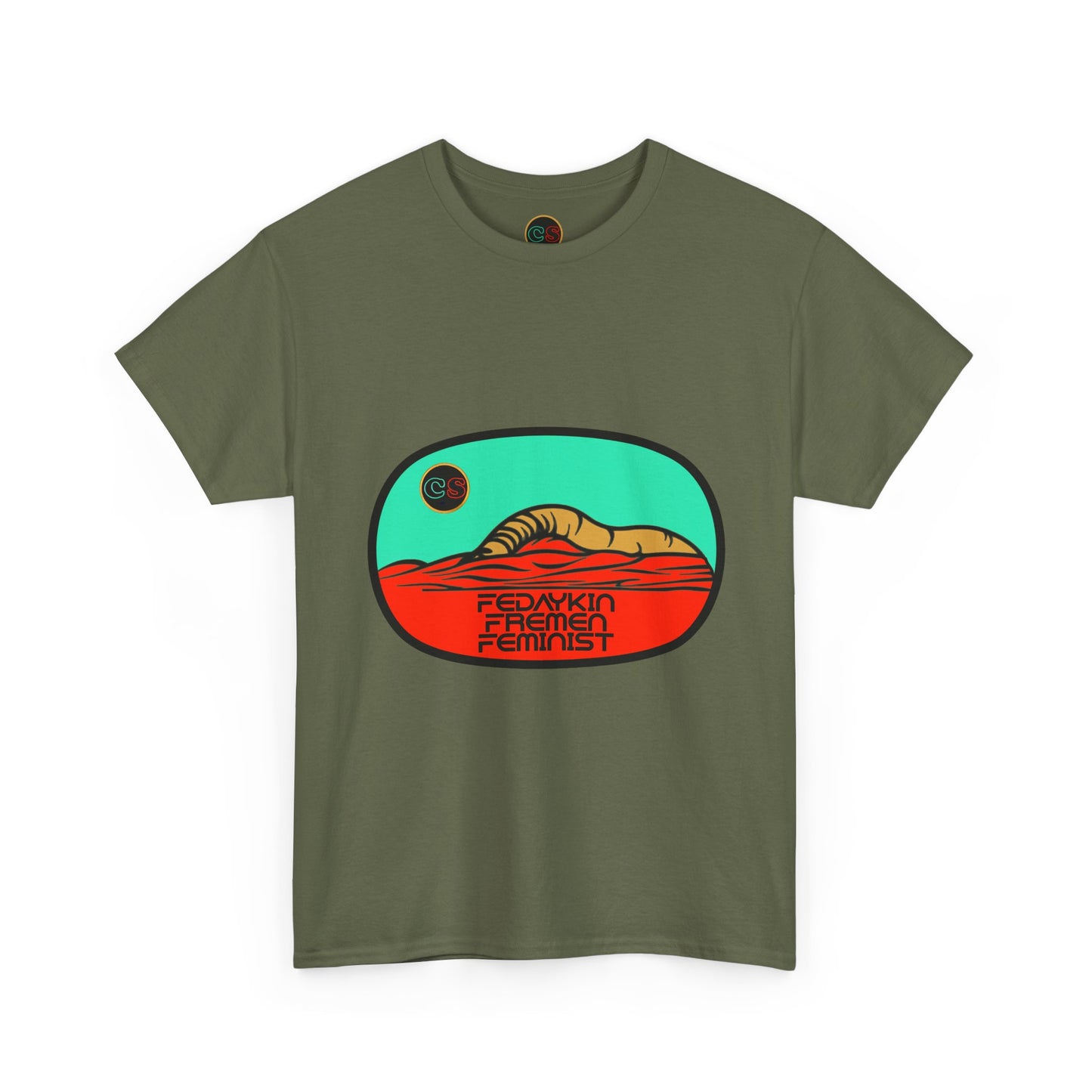 Sand Worm Surprise Unisex Heavy Cotton Tee Cinema Siblings Episode Dune - Lost in the Desert