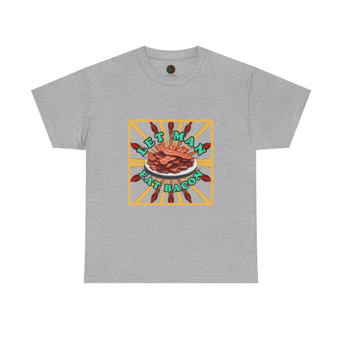 Let Man Eat Bacon - Unisex Heavy Cotton Tee Cinema Siblings - Stranger Things: Judging the Wheelers