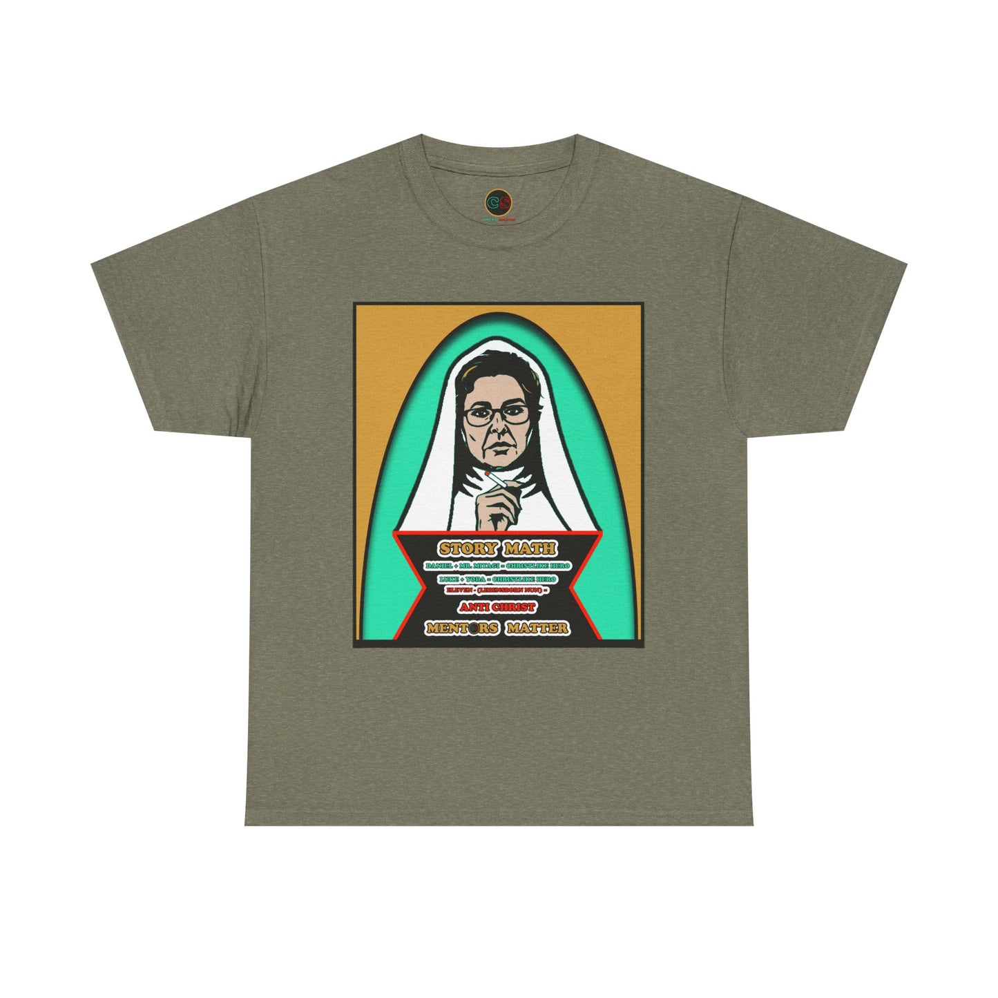 Mentors Matter - Unisex Heavy Cotton Tee Cinema Siblings - How Catholicism Could Have Saved Stranger Things